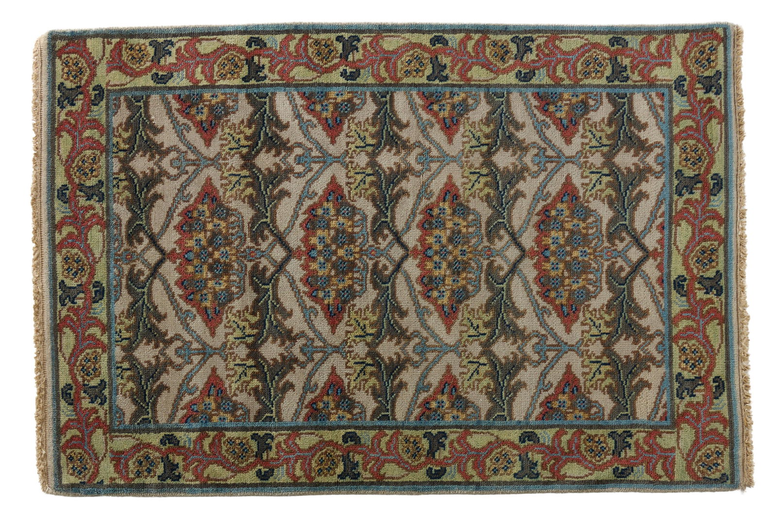William Morris Arts and Crafts Carpet, 4' x 5' 10. (1 of 2)