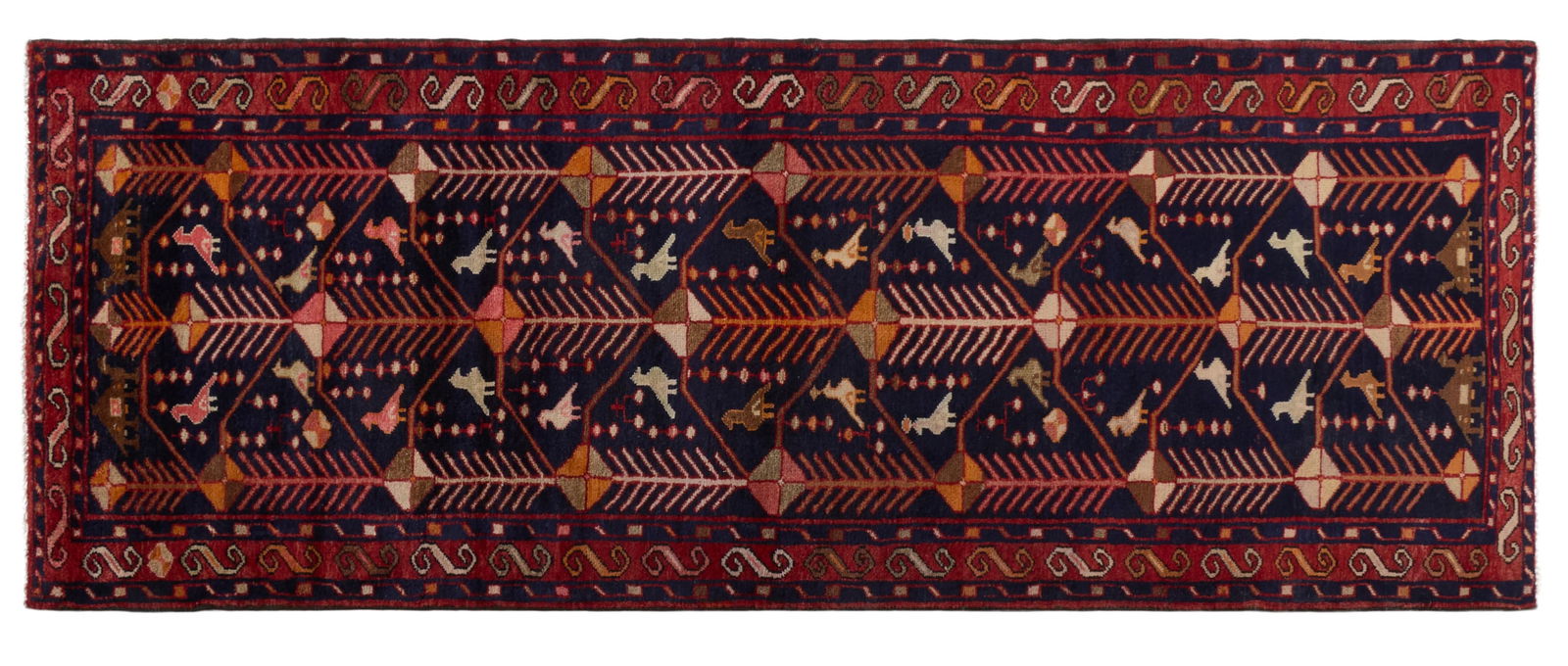 Semi Antique Northwest Persian Carpet, 3' 5 x 9' 4. (1 of 3)