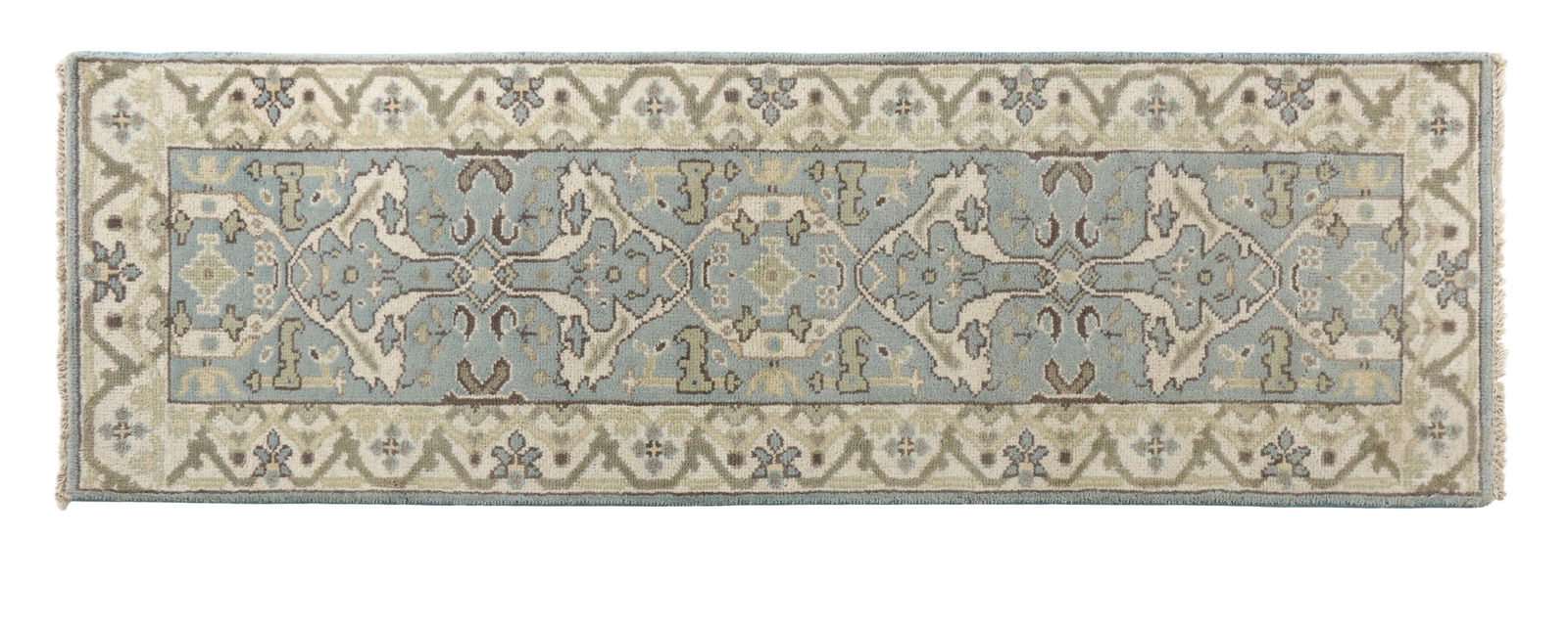 Turkish Angora Oushak Runner, 2' 6 x 8' 1. (1 of 2)