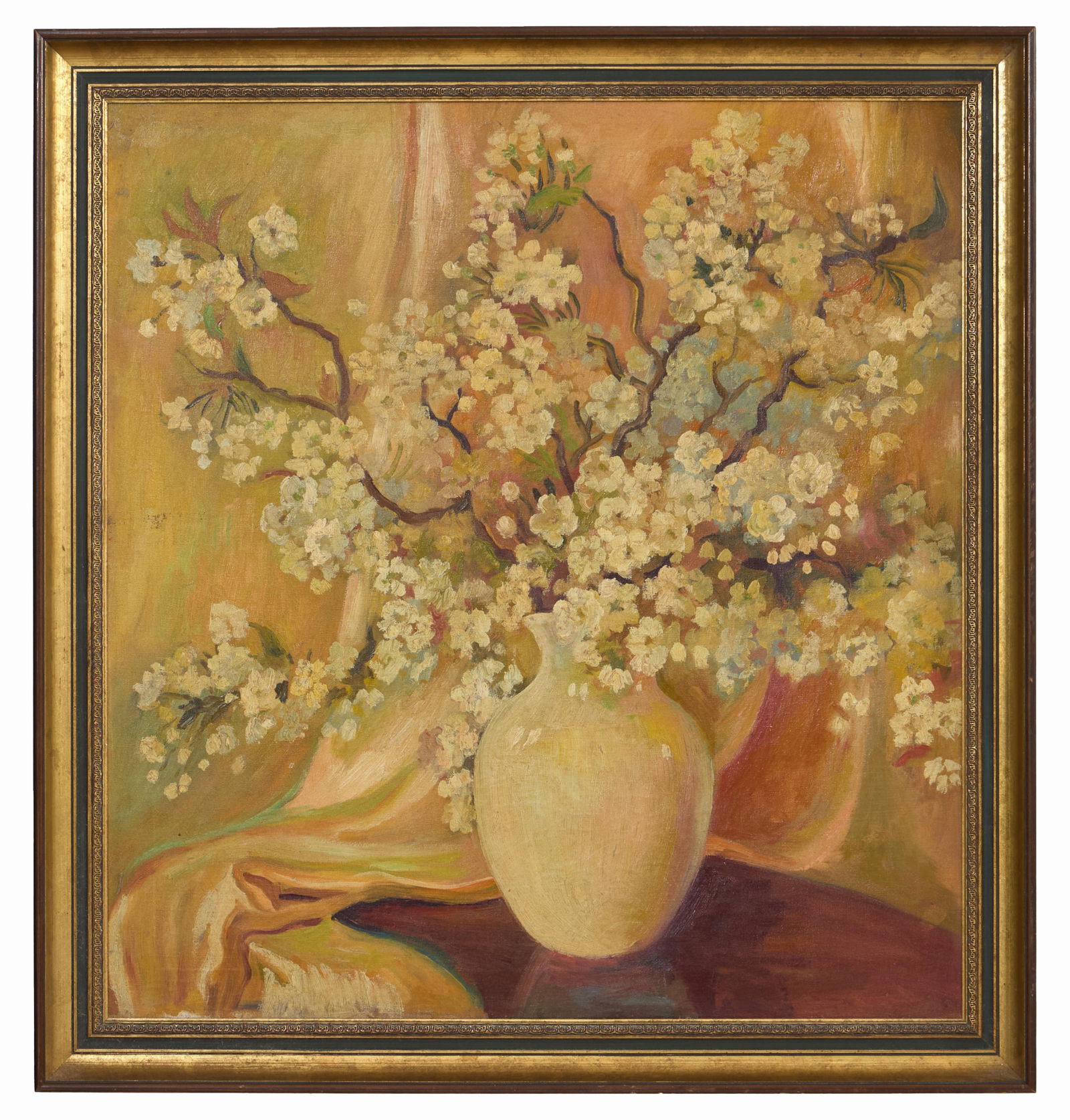 Genevieve Southerland (American/Alabama/Pennsylvania, 1895-1953), "Cherry Blossoms," H.- 30 in., W.- (1 of 3)