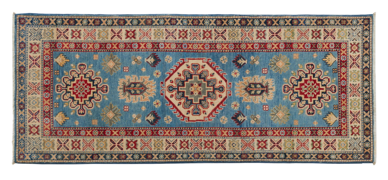 Uzbek Kazak Runner, 2' 9 × 6' 6. (1 of 2)