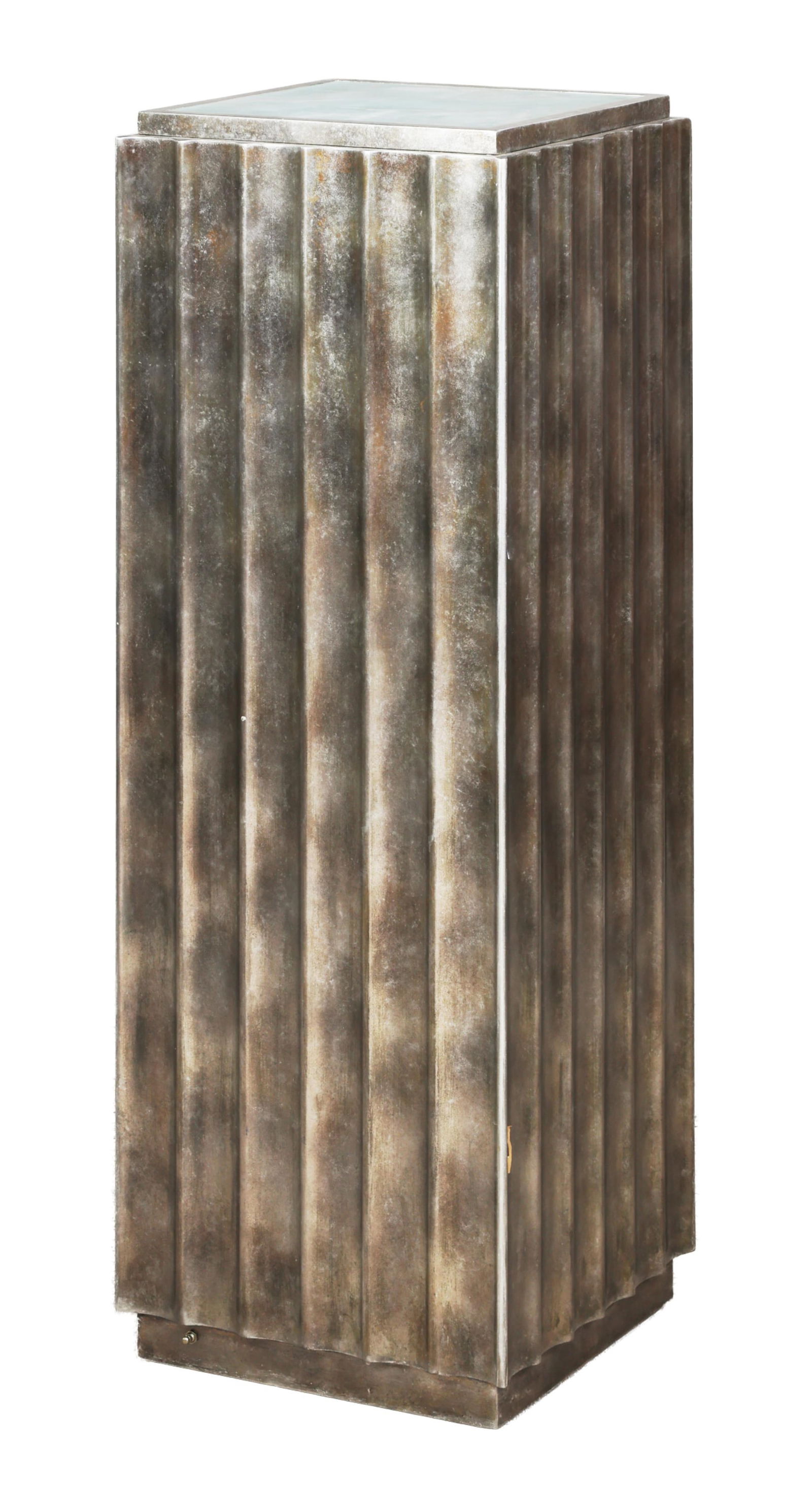 Art Deco Inspired Illuminated Pedestal, 21st c., H.- 52 1/2 in., W.- 18 in., D.- 18 in. (1 of 1)