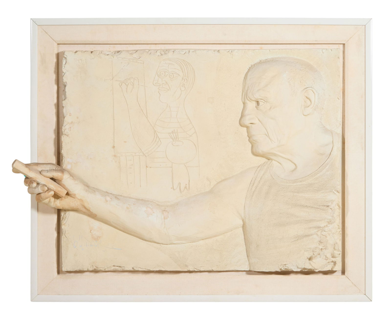 Bill Mack (American, b. 1949), "Picasso," Overall- H.- 40 1/2 in., W.- 48 in., D.- 8 1/2 in. (1 of 4)