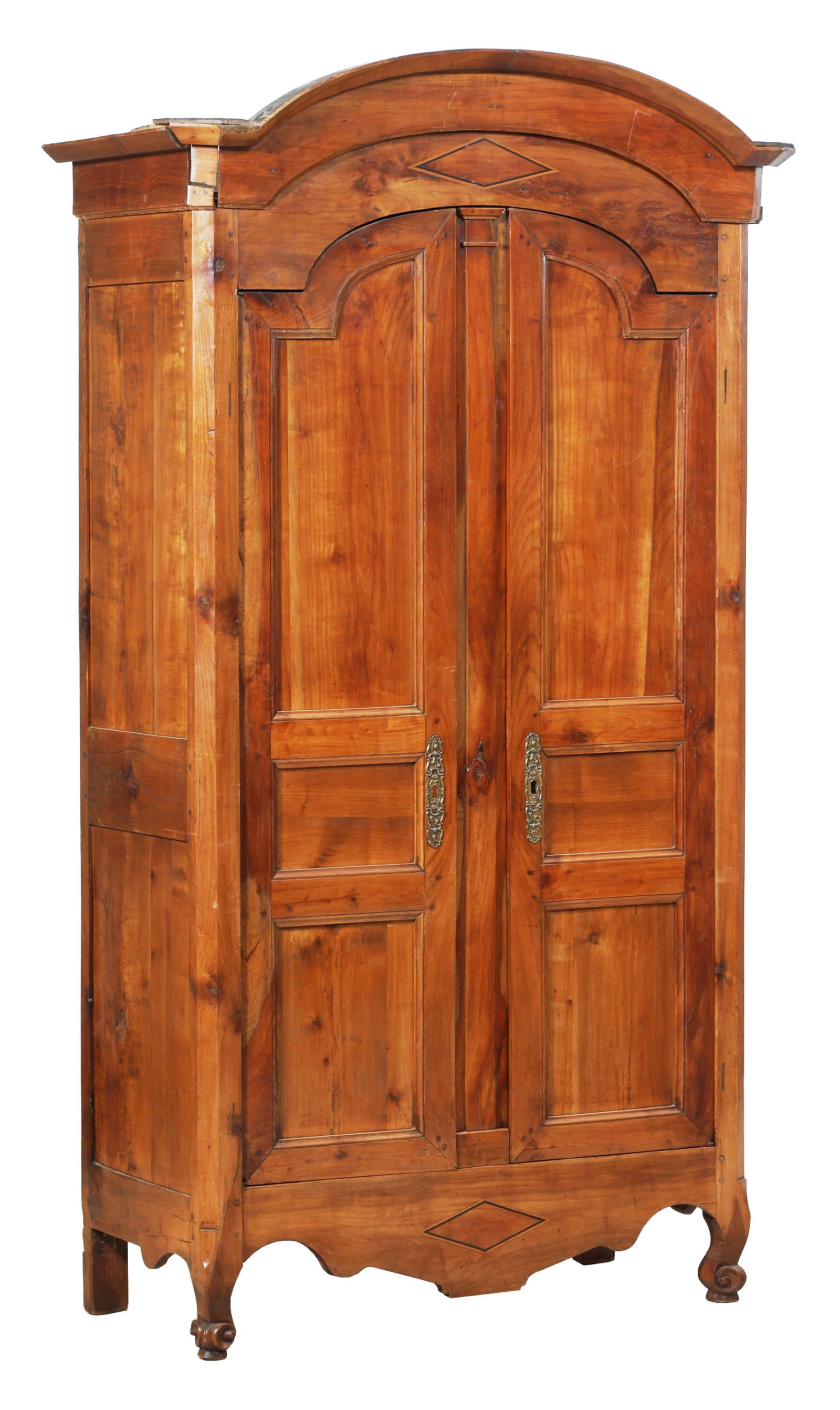 French Louis XV Style Walnut Armoire, mid 19th c., H.- 87 in., W.- 48 in., D.- 21 in. (1 of 1)