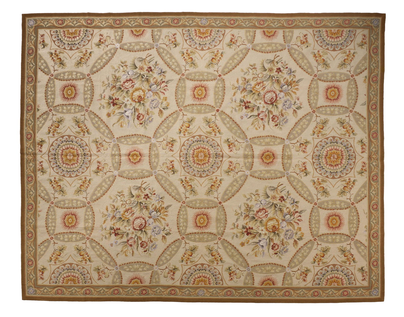 Spanish Needlepoint Carpet, 8' x 10'. (1 of 2)