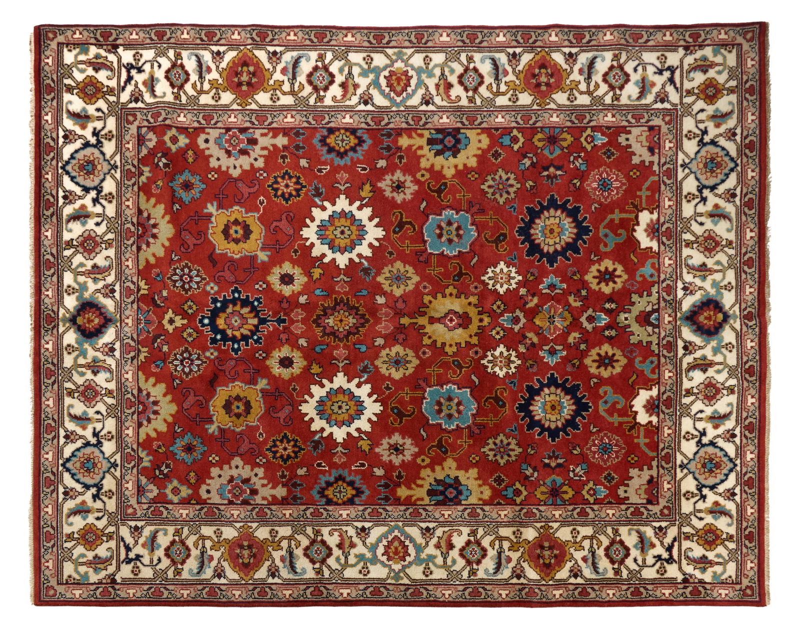Agra Mahal Carpet, 8' 1 x 10’ 1. (1 of 2)
