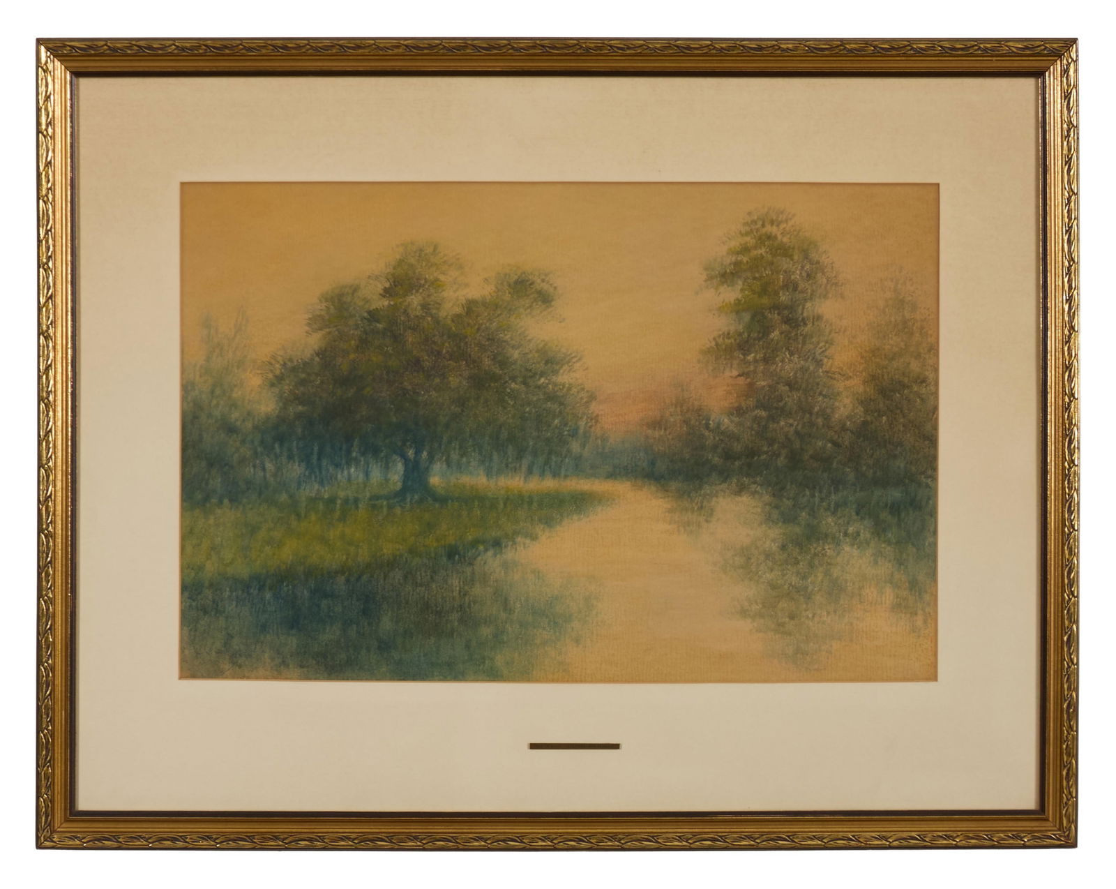 Alexander John Drysdale (American/Louisiana, 1870-1934), "Oak Along the Bayou," Sight- H.- 19 1/4 (1 of 5)