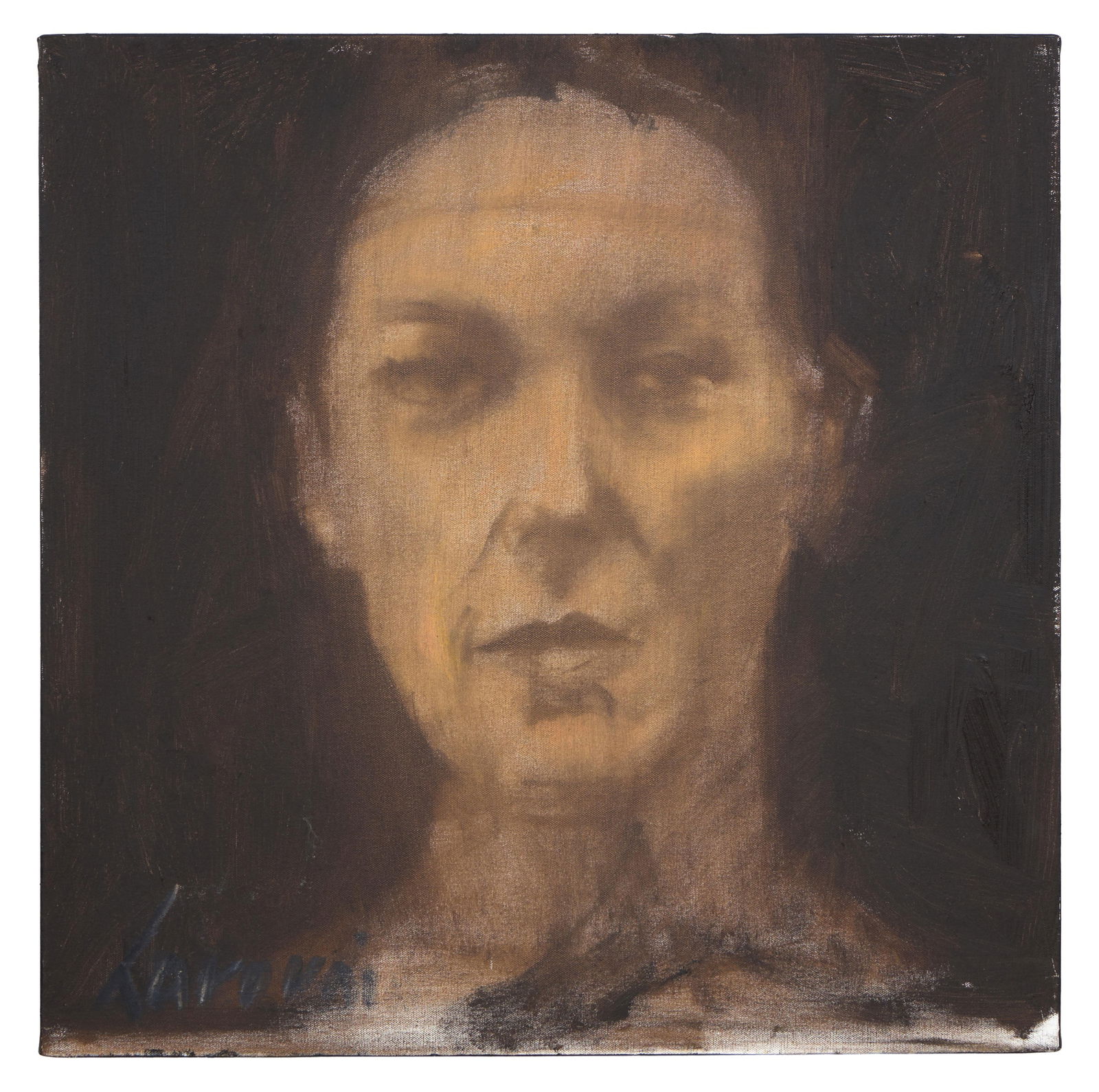 David Harouni (Iranian/New Orleans, b. 1962), "Untitled: Portrait of a Woman," H.- 24 in., W.- 24 (1 of 3)