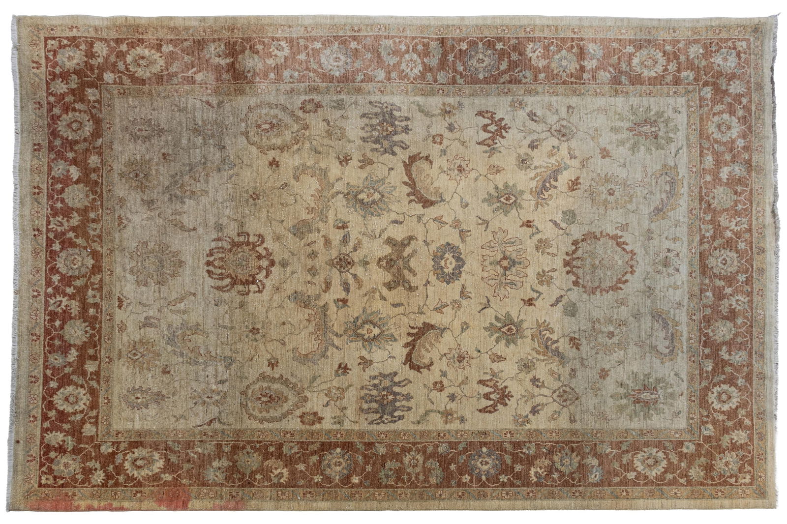 Turkish Oushak Carpet, 8' 11 x 11' 9. (1 of 2)
