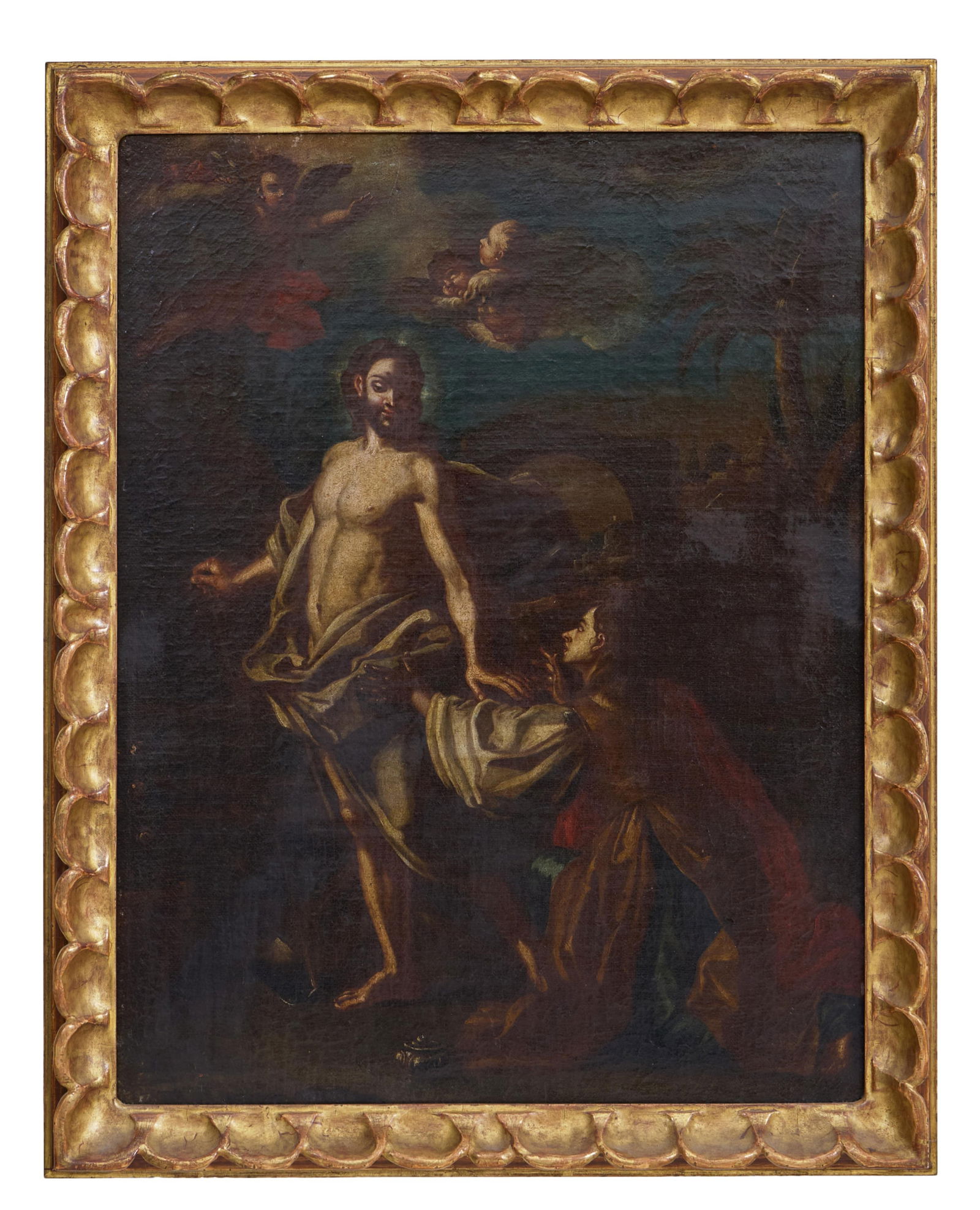 After Francesco Solimena (Italian, 1657-1747), "Noli me Tangere (Touch Me Not- The Incredulity of (1 of 3)