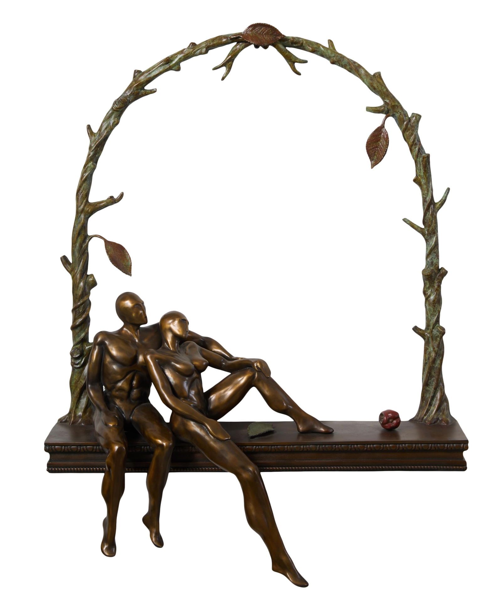 Roberto Gutierrez (Colombian/Arizona, b. 1952), "You and I," H.- 29 1/2 in., W.- 22 1/2 in., D.- 7 (1 of 4)