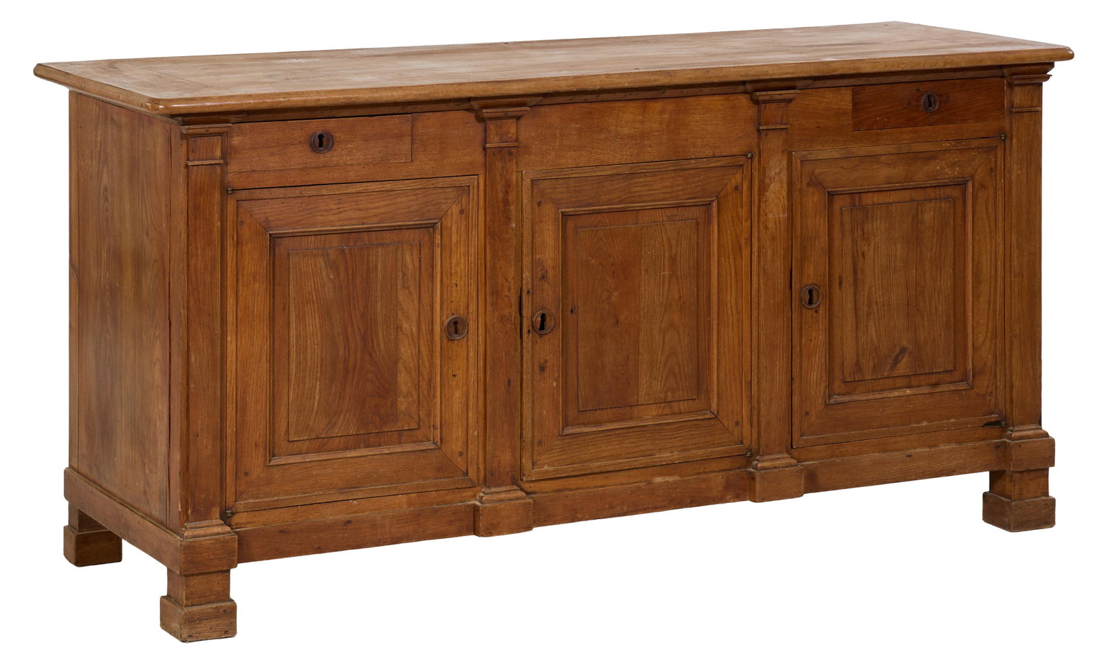 French Louis Philippe Walnut Sideboard, mid 19th c., H.- 34 1/4 in., W.- 70 in., D.- 23 1/4 in. (1 of 1)
