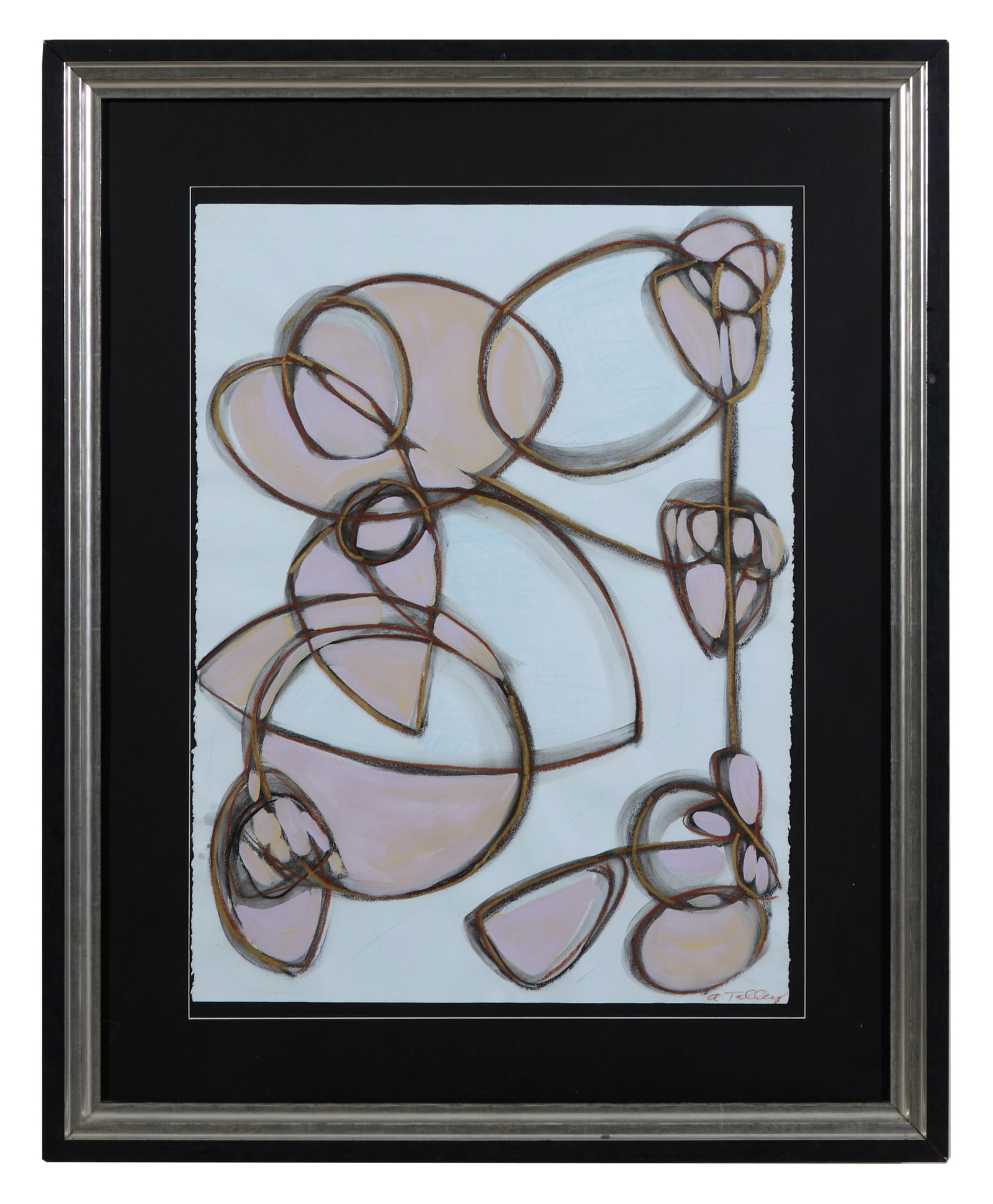 Amanda Talley (American/Louisiana, 20th/21st Century), "Abstract: Untitled," H.- 29 1/2 in., W.- 22 (1 of 4)