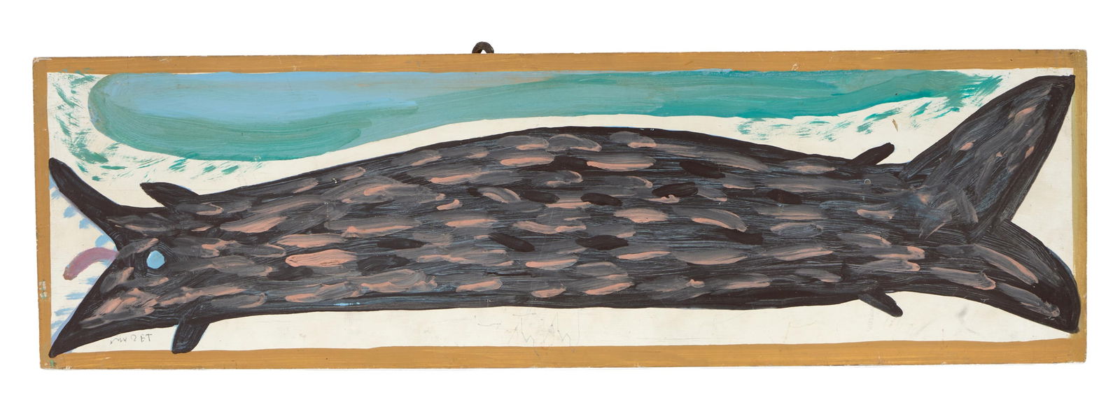 Mose Ernest Tolliver (American/Alabama, 1920-2006), "Taggle Fish," H.- 8 in., W.- 25 in. (1 of 4)
