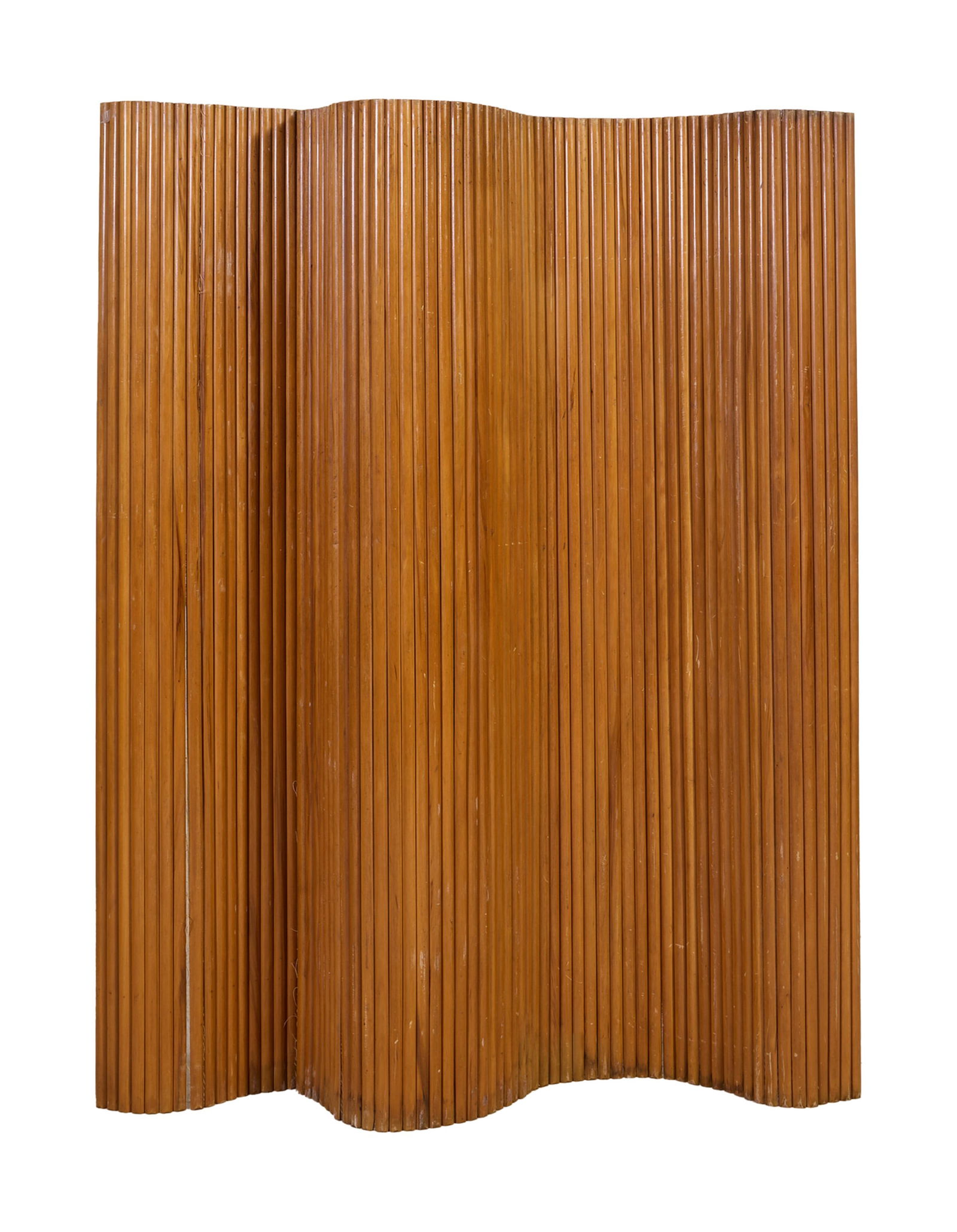 Vintage Clifford Pascoe Screen, 20th c., H.- 67 1/2 in., W.- 15 1/2 in., D.- 3/4 in. (1 of 2)