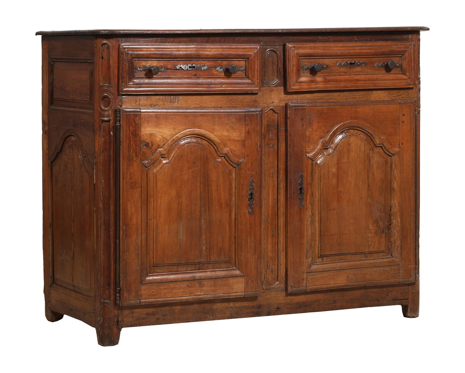French Louis XV Style Walnut Sideboard, 19th c., H.- 51 1/4 in., W.- 61 7/8 in., D.- 28 5/8 in. (1 of 1)