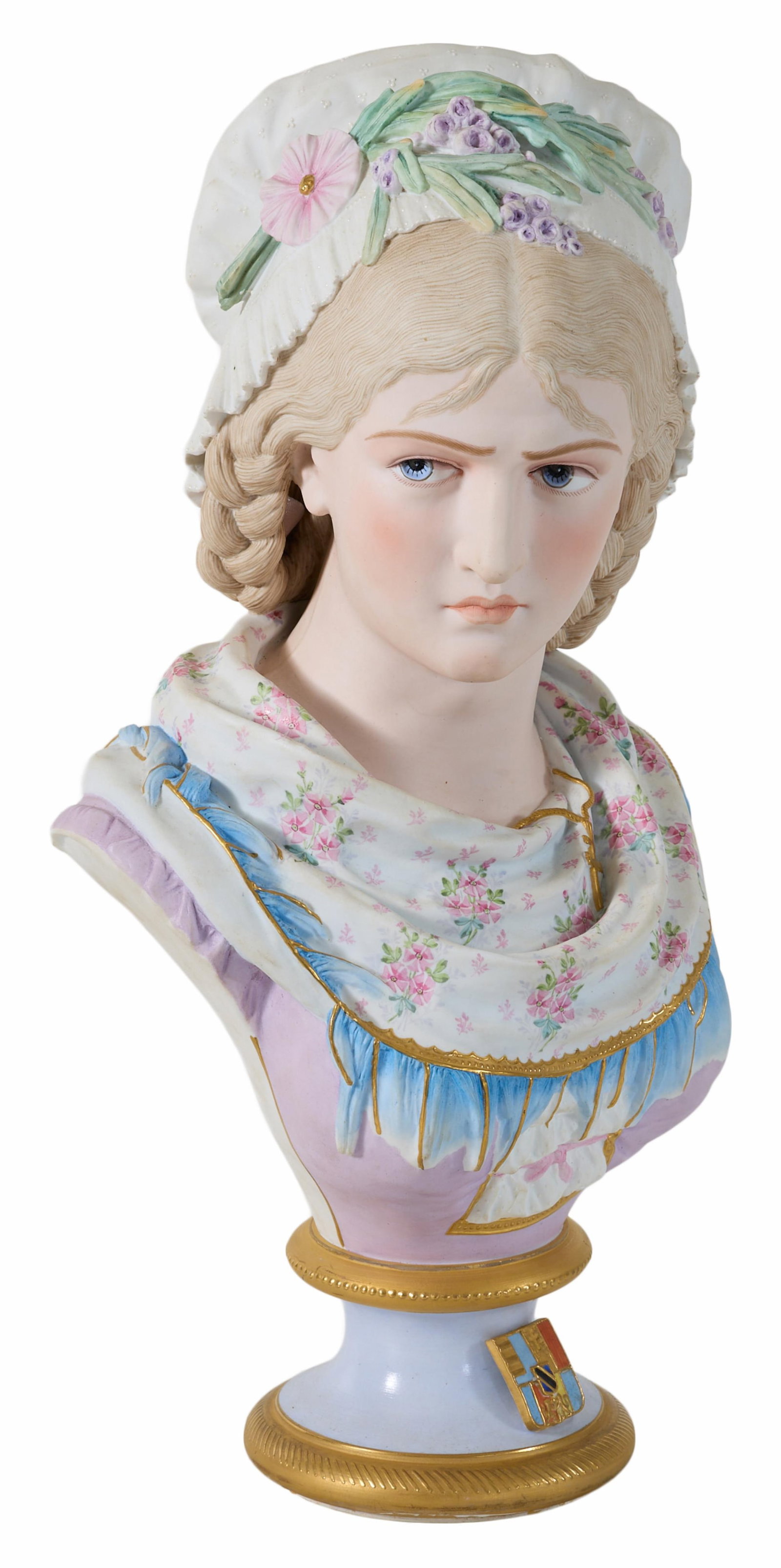 Paul Duboy (French, 1830-1887), Parian Bust, 1873, H.- 21 in., W.- 11 1/4 in., D.- 8 in. (1 of 5)