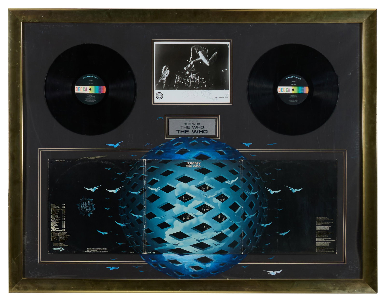 The Who Autographed "Tommy" Memorabilia, Overall- H.- 36 1/2 in., W.- 47 1/2 in., D.- 1 3/4 in. (1 of 6)