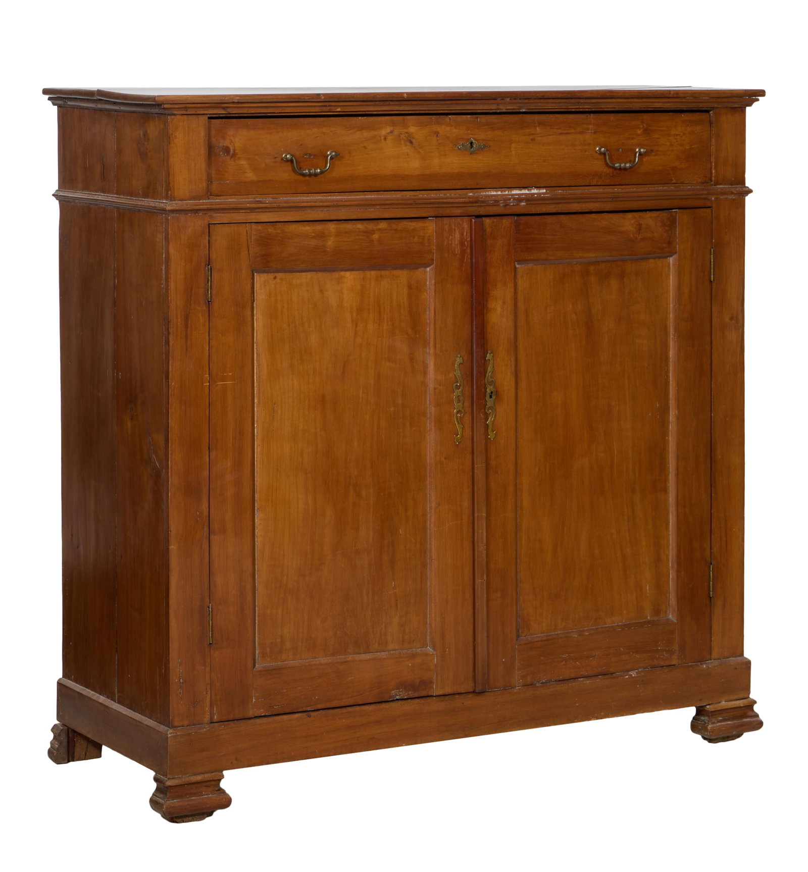 French Provincial Louis Philippe Cherry Sideboard, mid 19th c., H.- 50 in., W.- 50 in., D.- 19 in. (1 of 1)