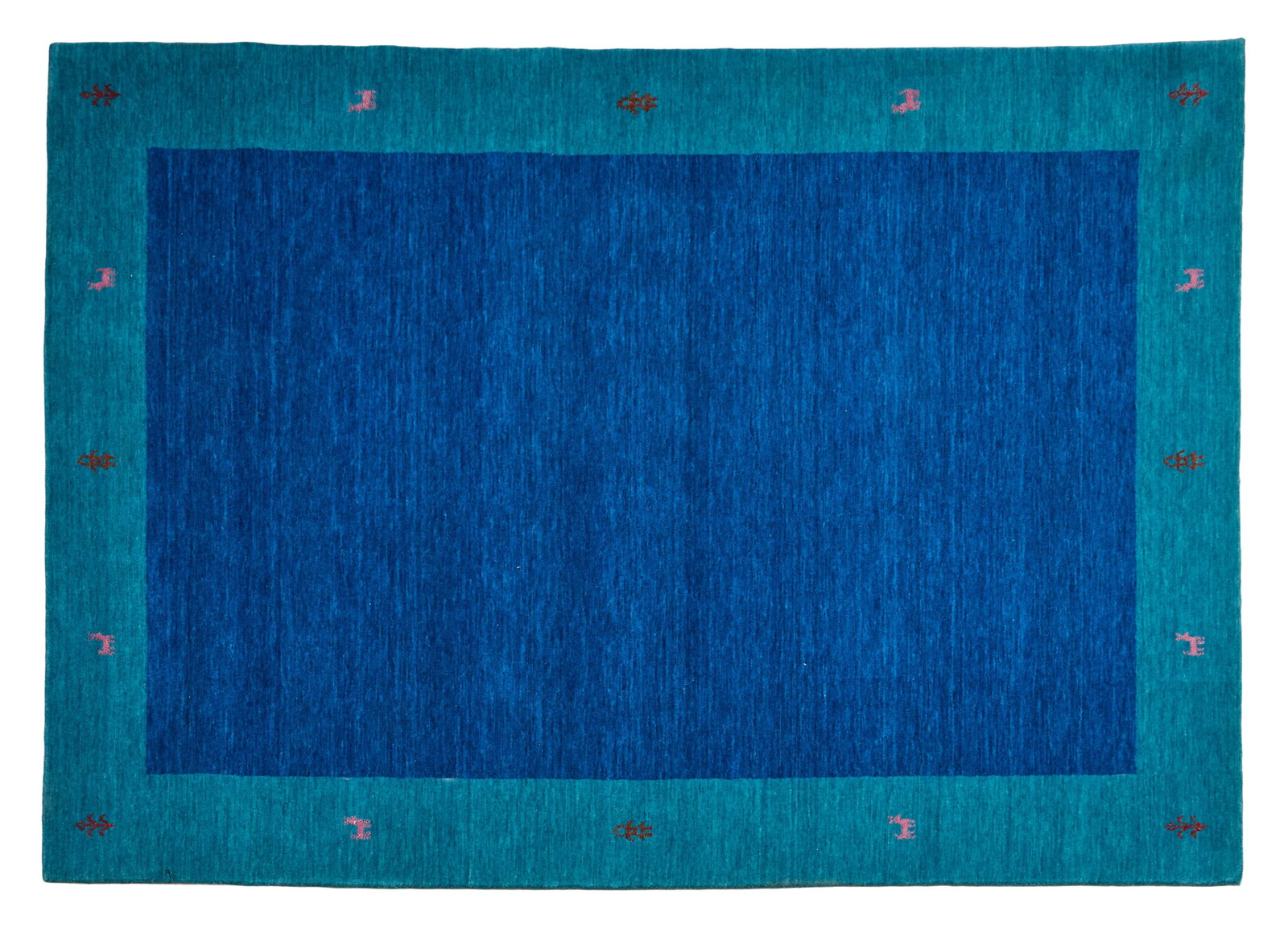 Gabbeh Tribal Carpet, 4' 10 x 7'. (1 of 2)