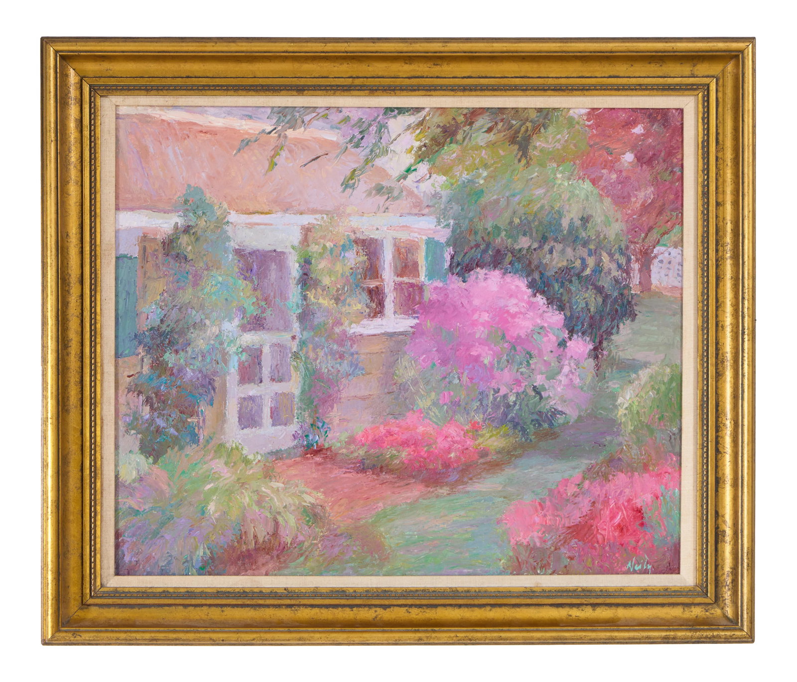 Hilda Neily (American/ Cape Cod School, b. 1947), "The Cottage at West Wind," H.- 20 in., W.- 24 (1 of 5)