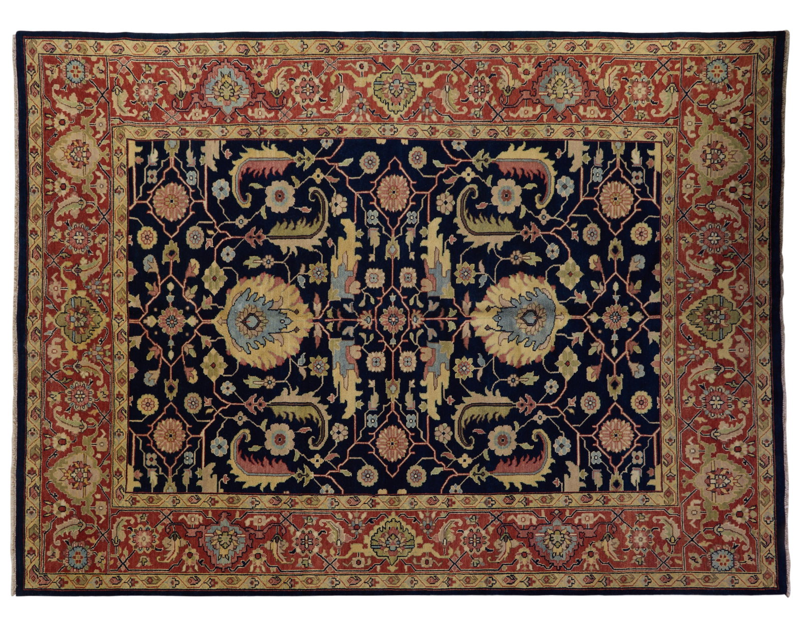 Laristan Sultanabad Carpet, 9' 1 x 12' 2. (1 of 2)