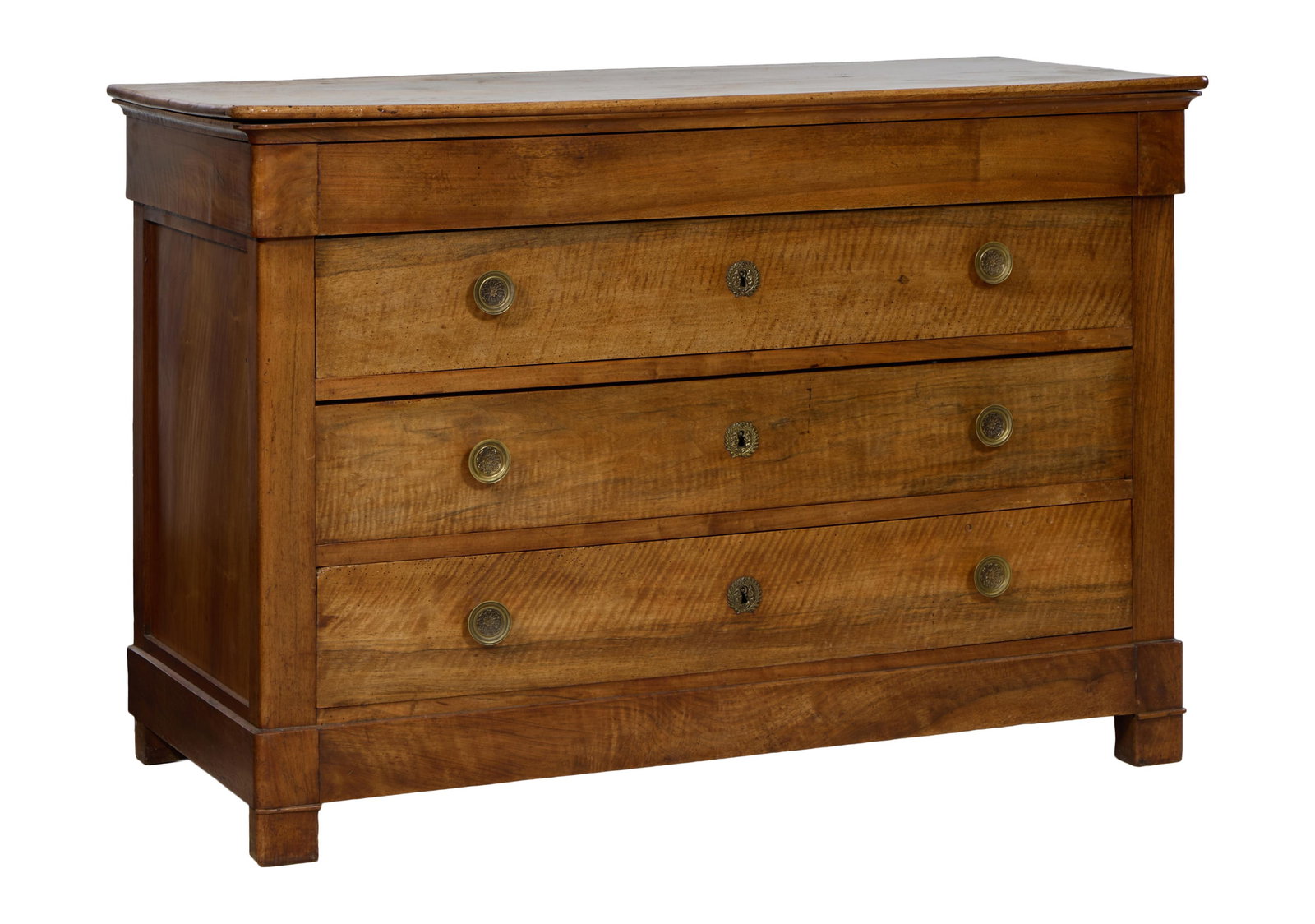 French Louis Philippe Walnut Commode, mid 19th c., H.- 34 in., W.- 51 in., D.- 23 in. (1 of 1)