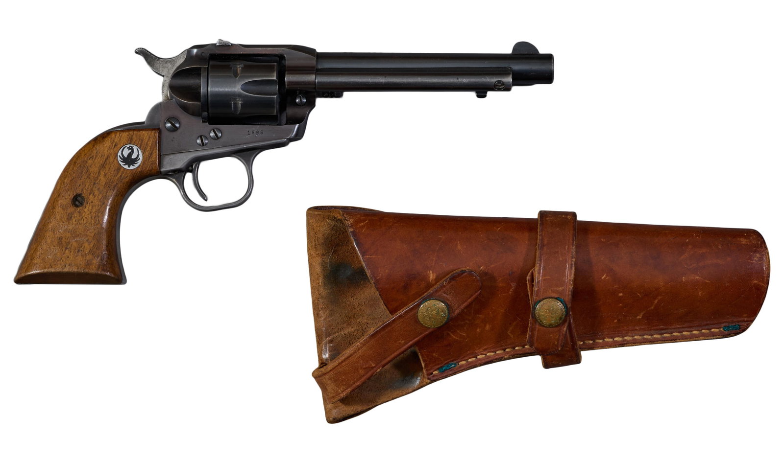 Ruger .22 Caliber Single Six Revolver, 20th c., L.- Barrel- 5 1/2 in. (1 of 8)