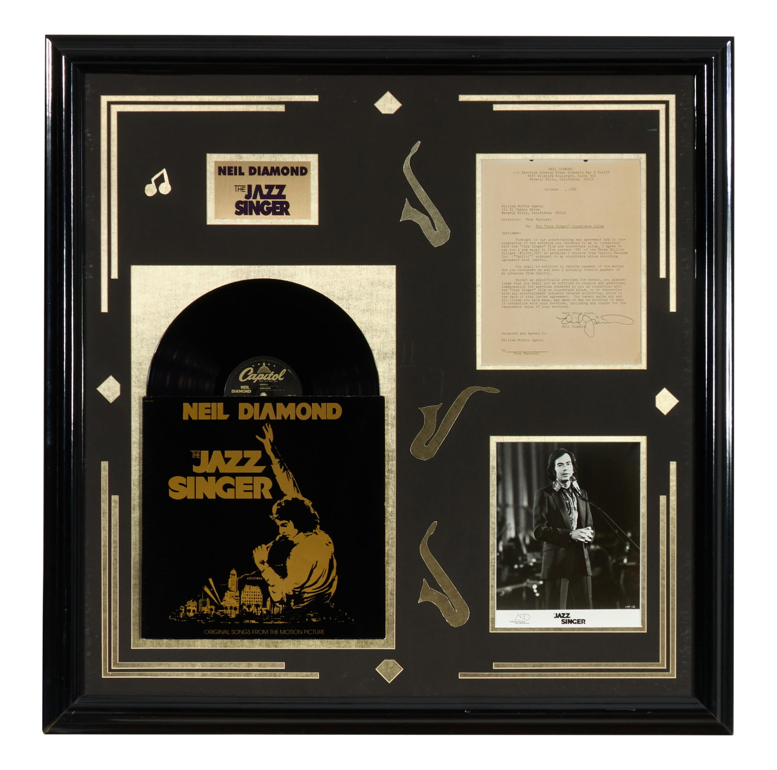 Neil Diamond Autographed Memorabilia from the Jazz Singer Film and Soundtrack (1980), Overall- H.- (1 of 6)