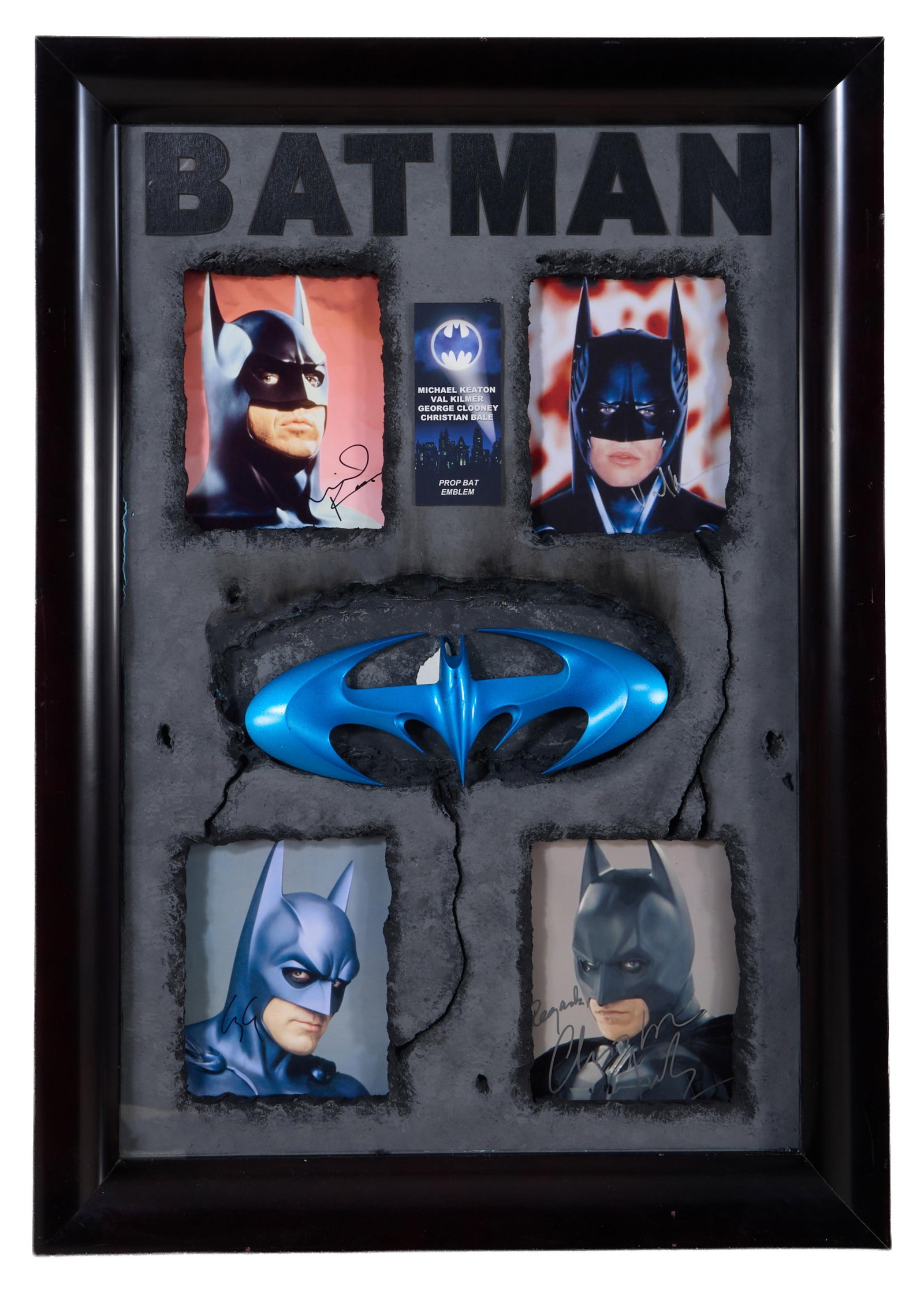 The Ultimate Batman Autographed Memorabilia, Overall- H.- 40 1/4 in., W.- 28 1/4 in. (1 of 8)