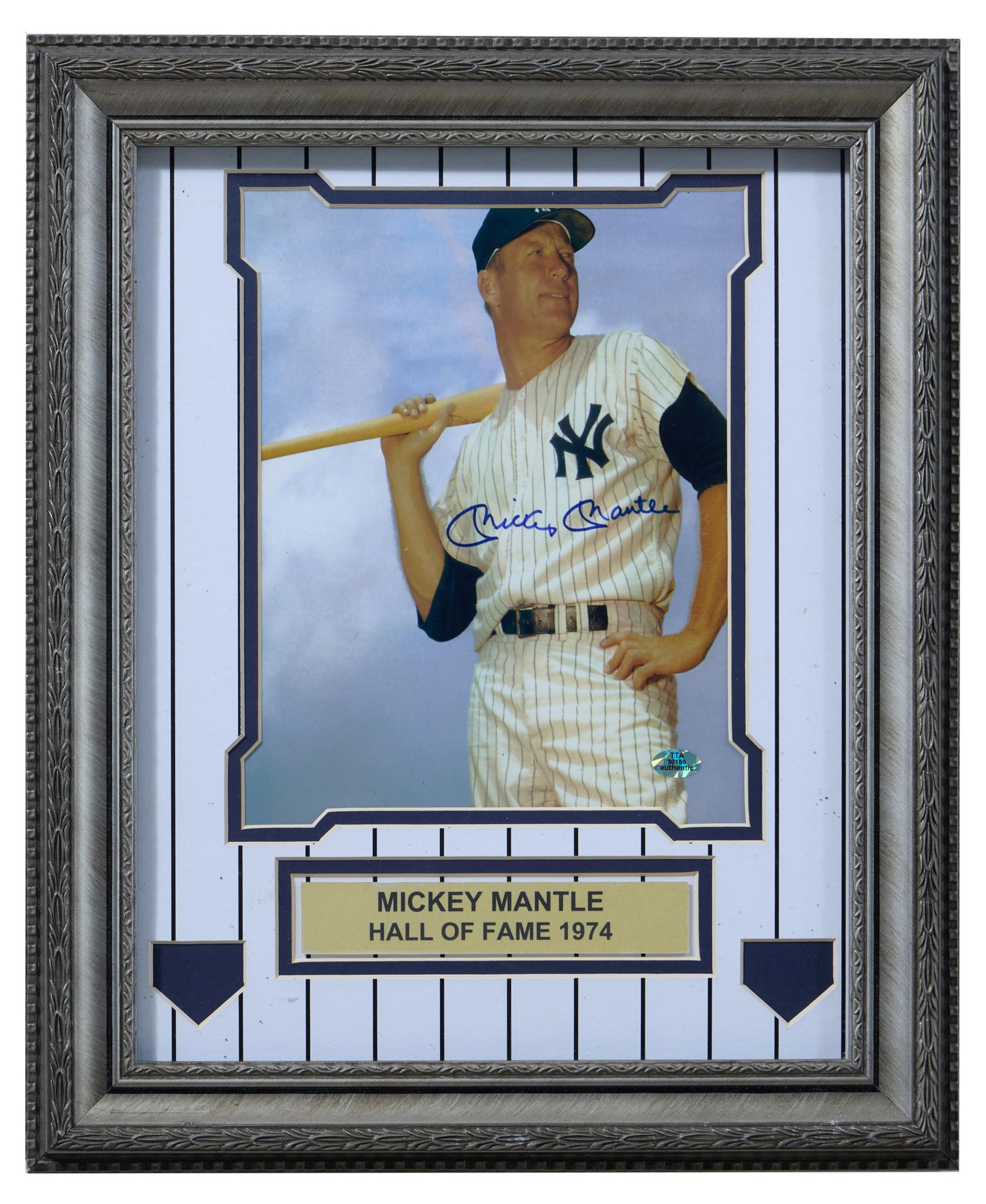 Micky Mantle, New York Yankies Memorabilia, Overall- H.- 17 in., W.- 14 in. (1 of 7)