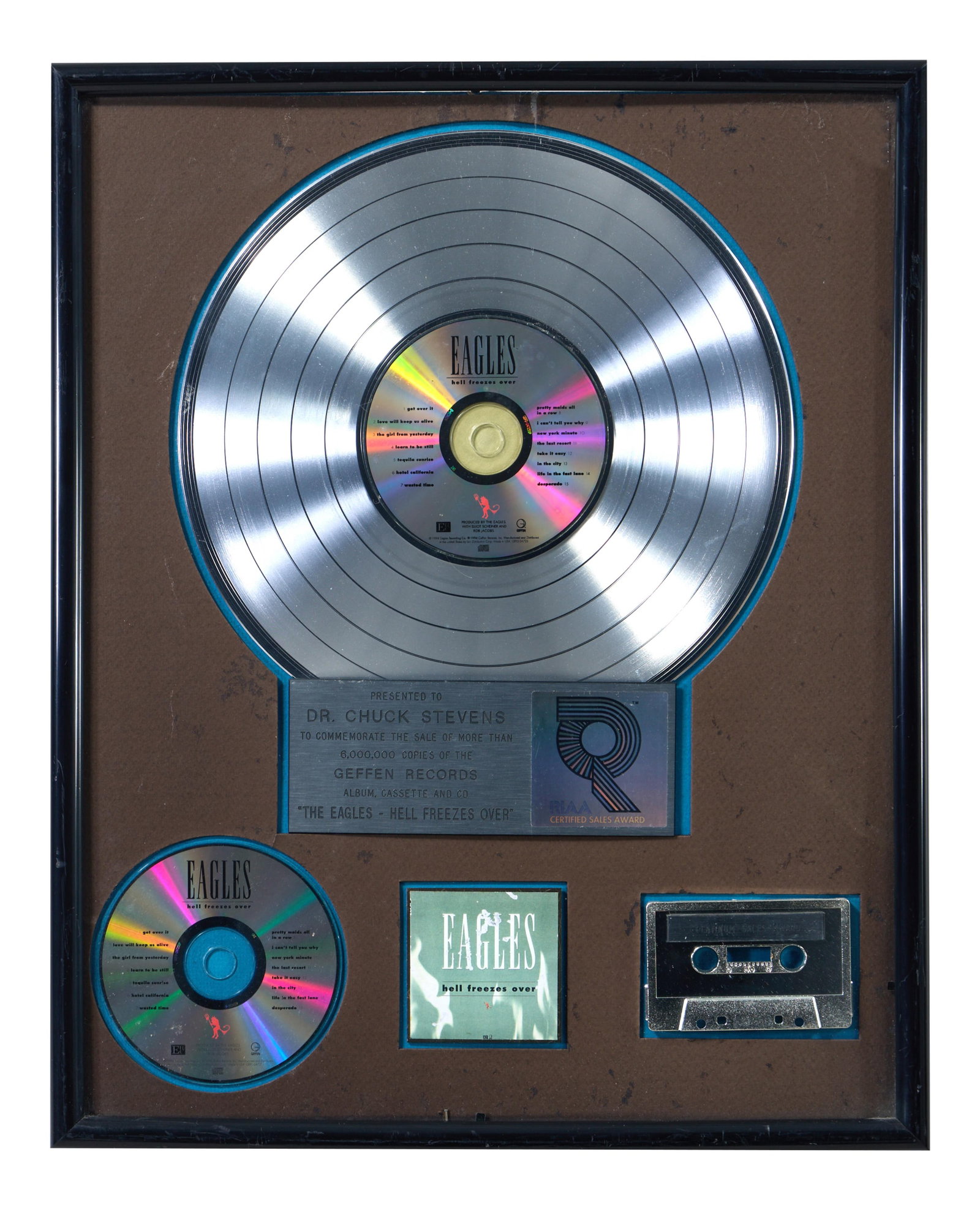 Eagles "Hell Freezes Over" Sales Memorabilia, Overall- H.- 21 in., W.- 17 in. (1 of 4)
