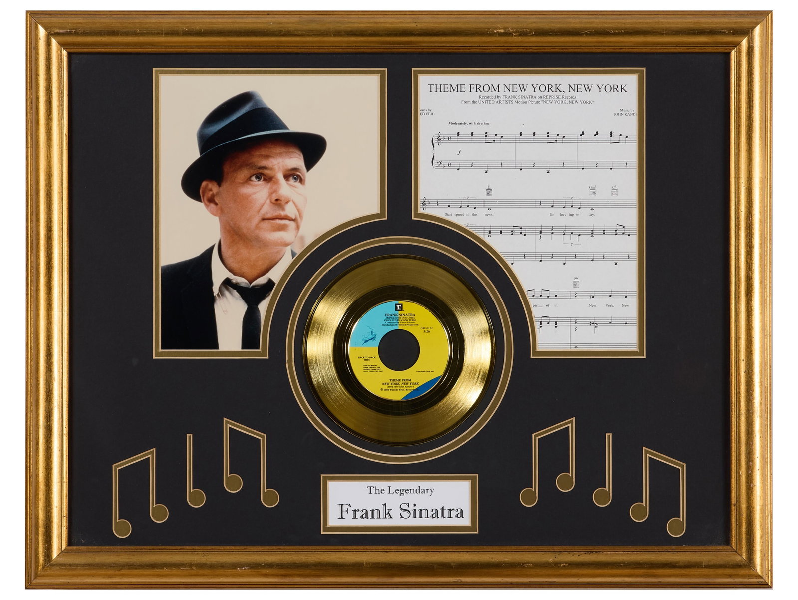 Frank Sinatra "New York, New York" Memorabilia, Overall- 20 1/2 in., W.- 27 in. (1 of 7)
