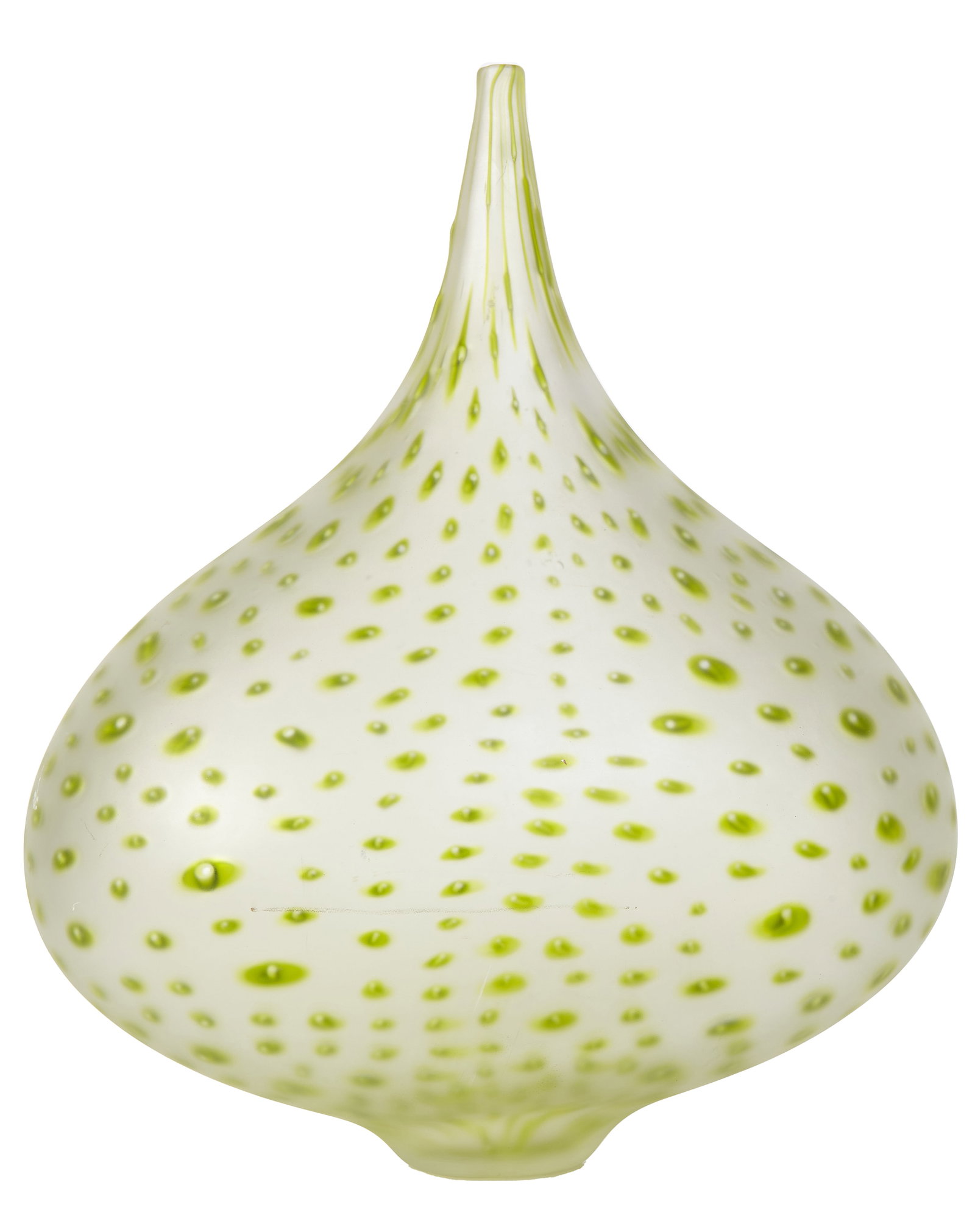 Claire Kelly/Anthony Schafermeyer, Frosted Blown Art Glass Vase, 20th c., H.- 16 1/2 in., W.- 14 (1 of 4)