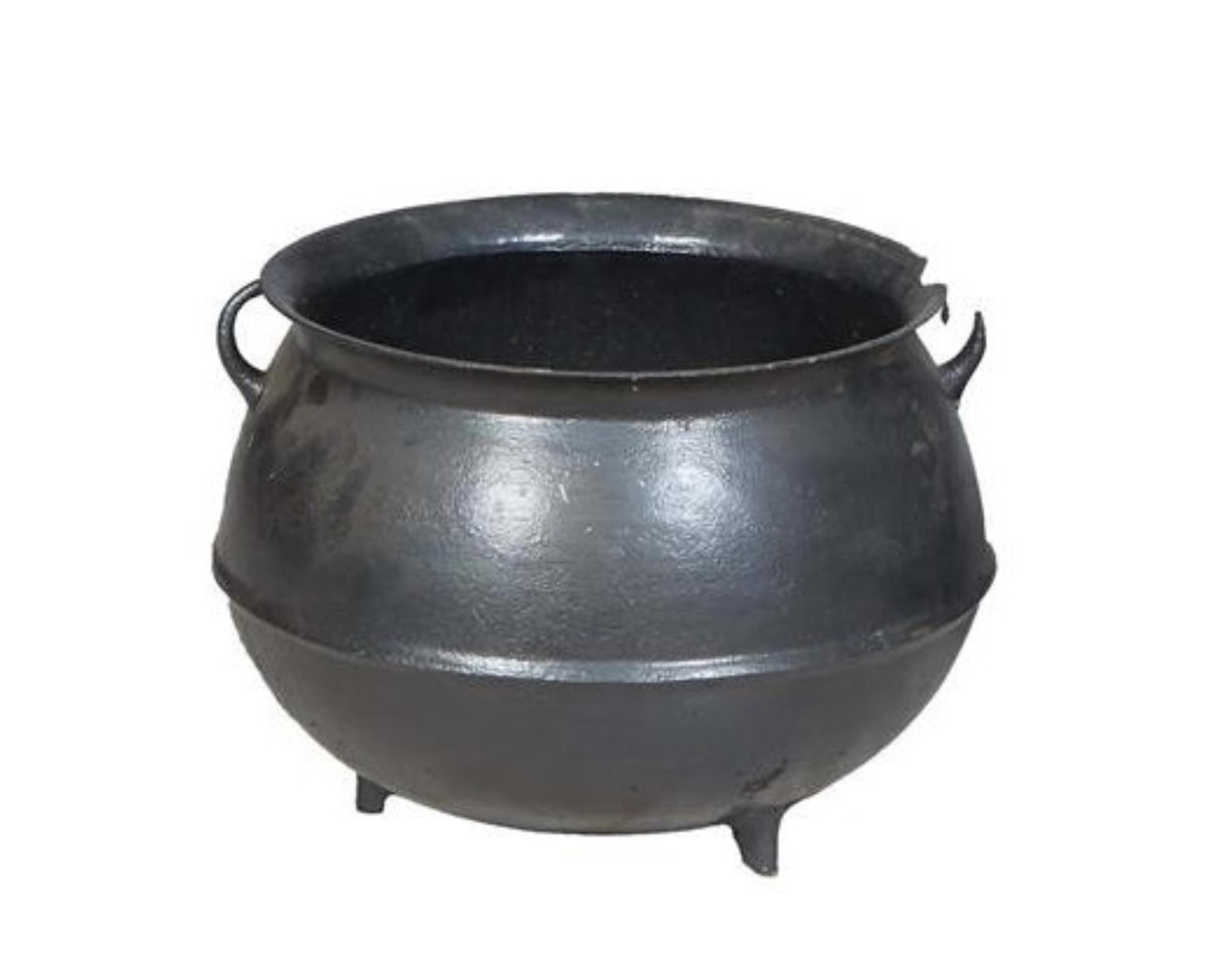 American Cast Iron Kettle, 19th c., H.- 14 3/4 in., Dia.- 21 in. (1 of 1)