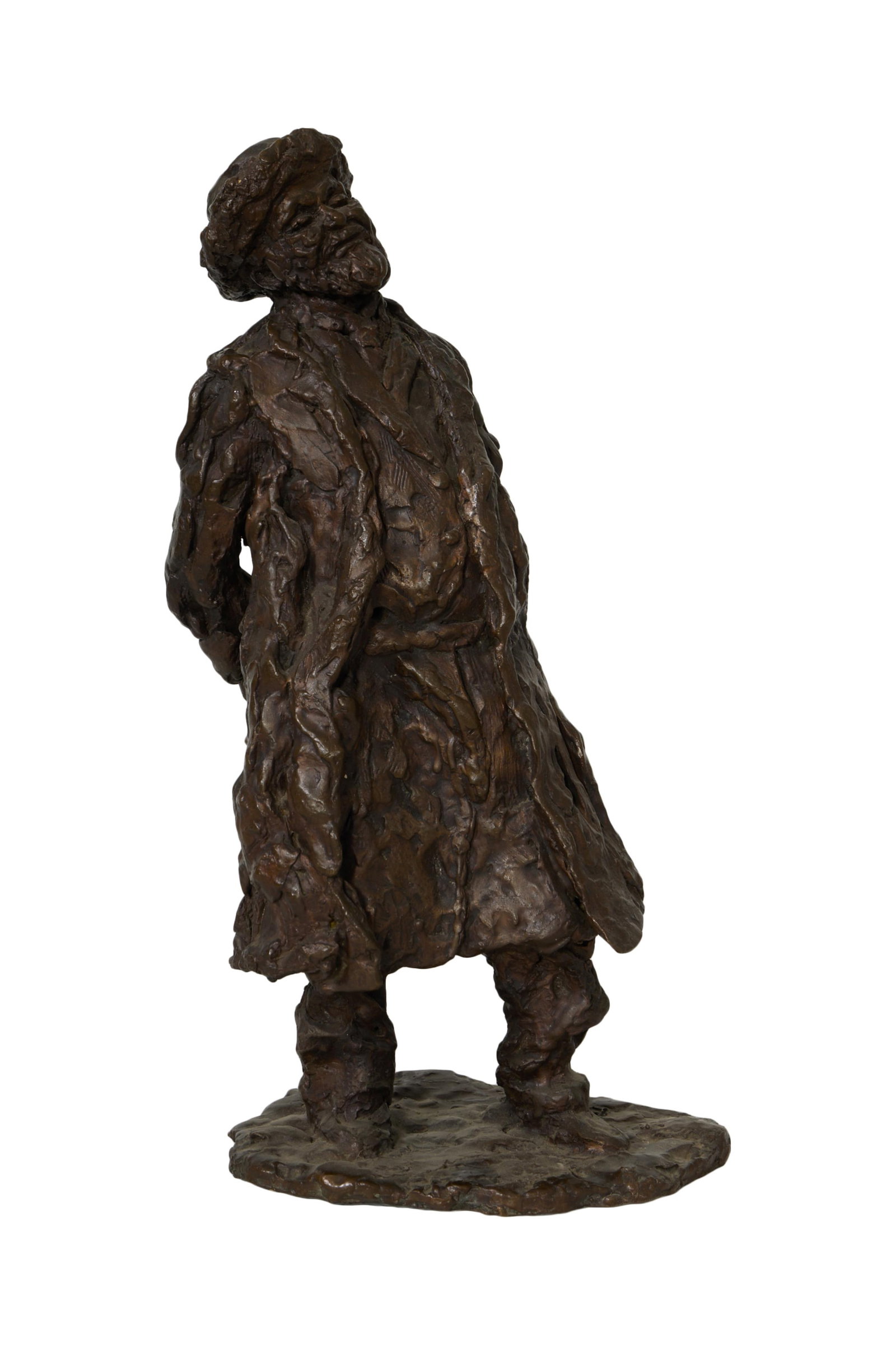 Barry Brooks, "Hassidic Man," H.- 14 1/2 in., W.- 7 in., D.- 5 1/4 in. (1 of 4)
