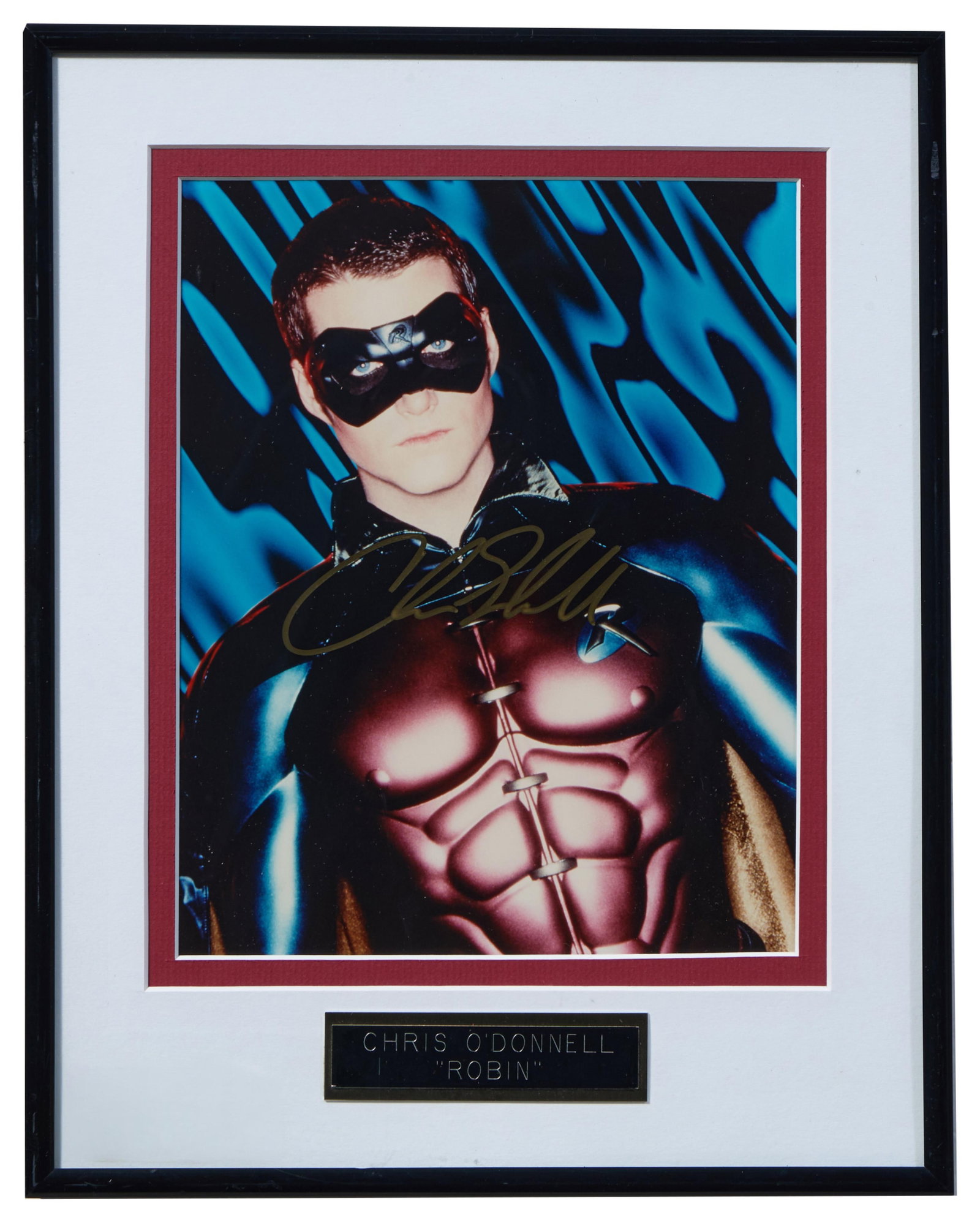 Chris O'Donell Autographed Memorabilia from "Batman and Robin (1997)," Overall- H.- 14 1/2 in., W.- (1 of 5)