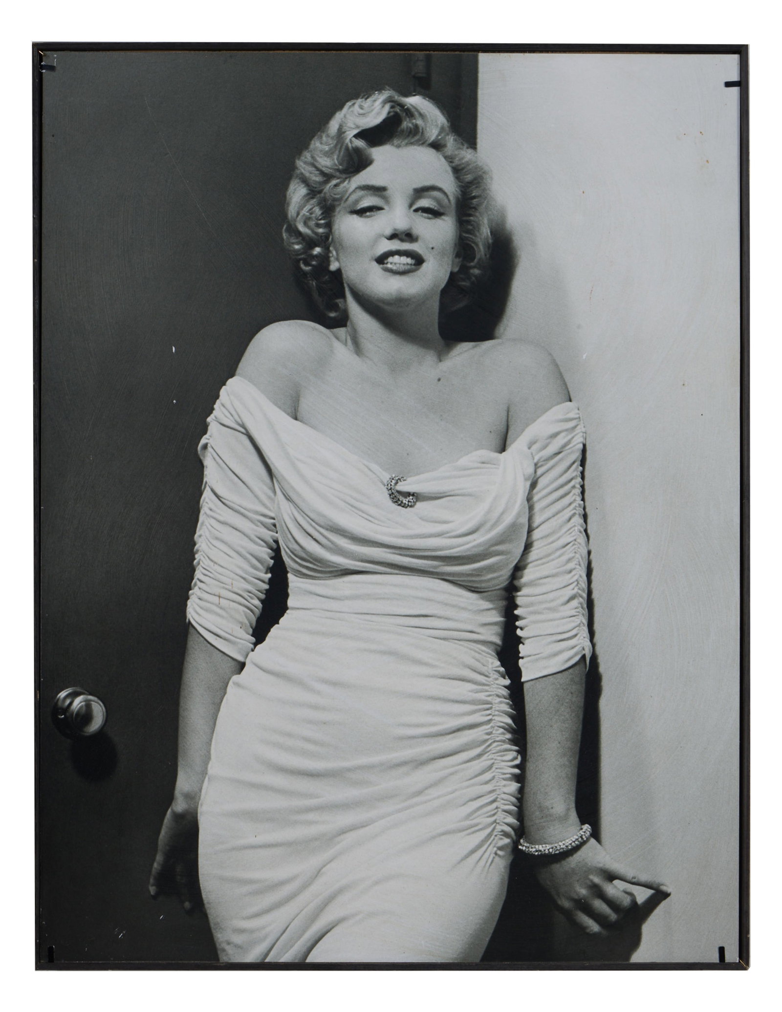 After Phillipe Halston, "Marilyn Monroe (1952)," Sight- H.- 25 3/4 in., W.- 19 3/4 in., Framed- H.- (1 of 4)
