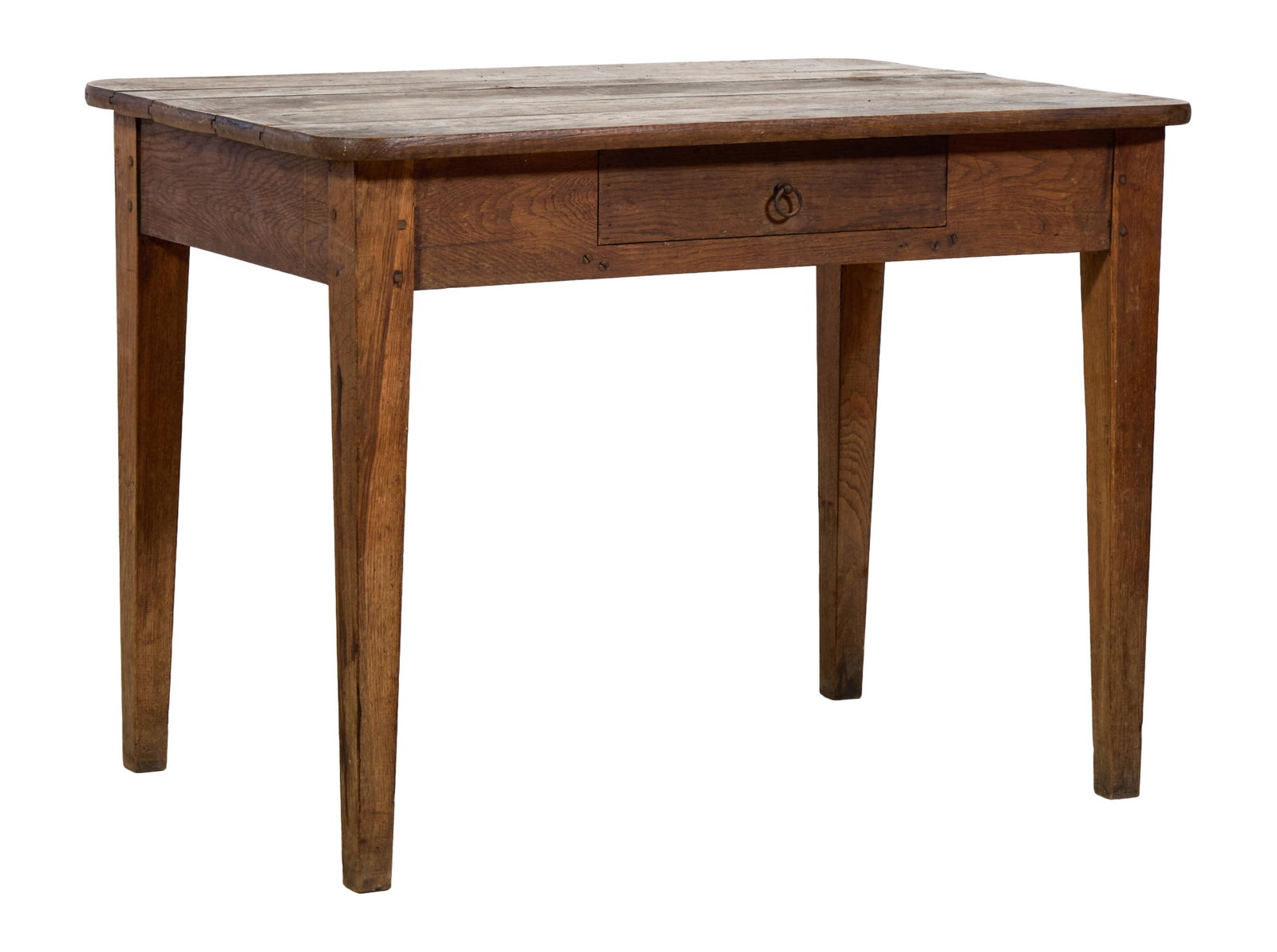 French Provincial Walnut Writing Table, mid 19th c., H.- 29 1/2 in., W.- 39 1/2 in., D.- 27 1/2 in. (1 of 1)