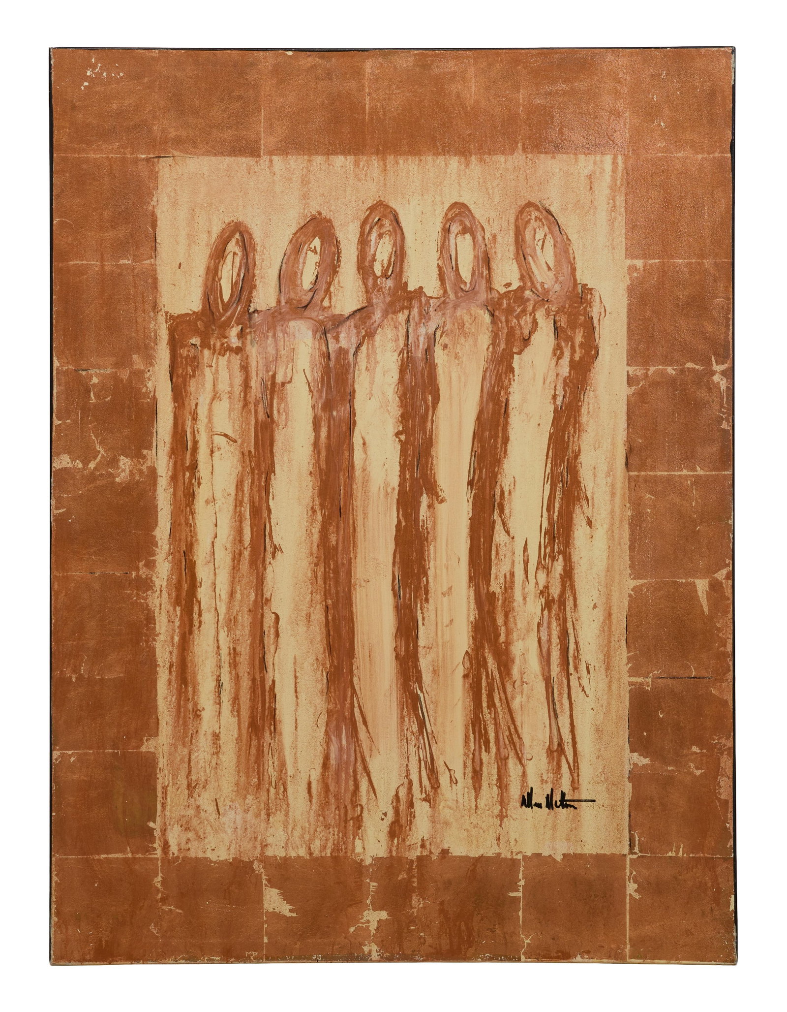 Allen Melton (American/Mississippi, b. 1964), "The Bourbon Hotel Ghosts, New Orleans" H.- 48 in., (1 of 3)