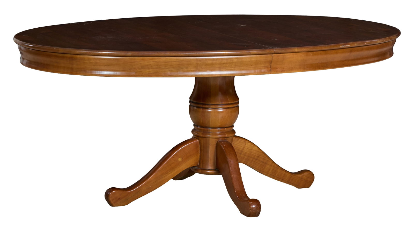 French Louis Philippe Style Cherry Breakfast Table, mid/late 20th c., H.- 29 1/4 in., W.- 43 in., (1 of 1)