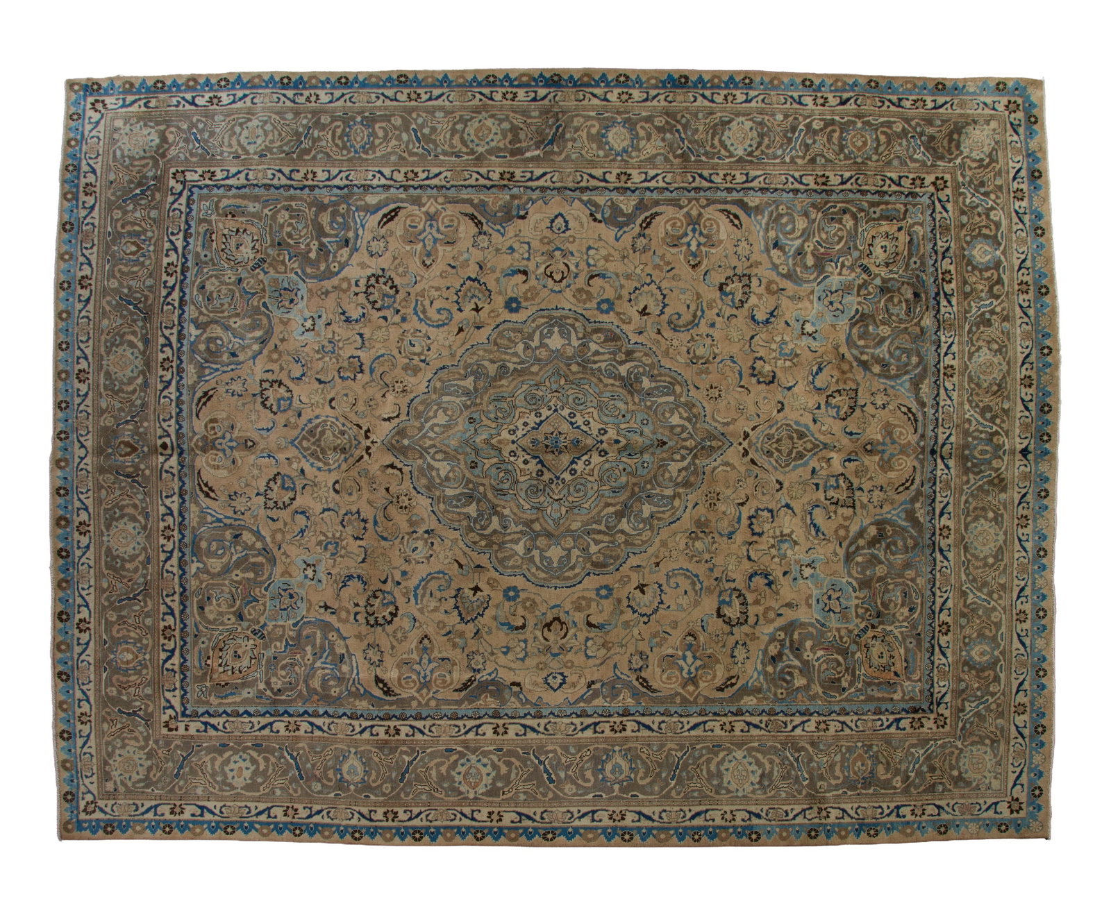 Semi Antique Persian Mashed Carpet, 10' x 12' 8. (1 of 2)