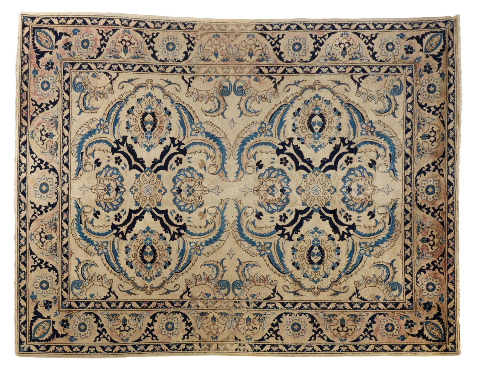 Peshawar Persian Design Carpet, 7' 6 x 9' 9.: Peshawar Persian Design Carpet, 7' 6 x 9' 9.