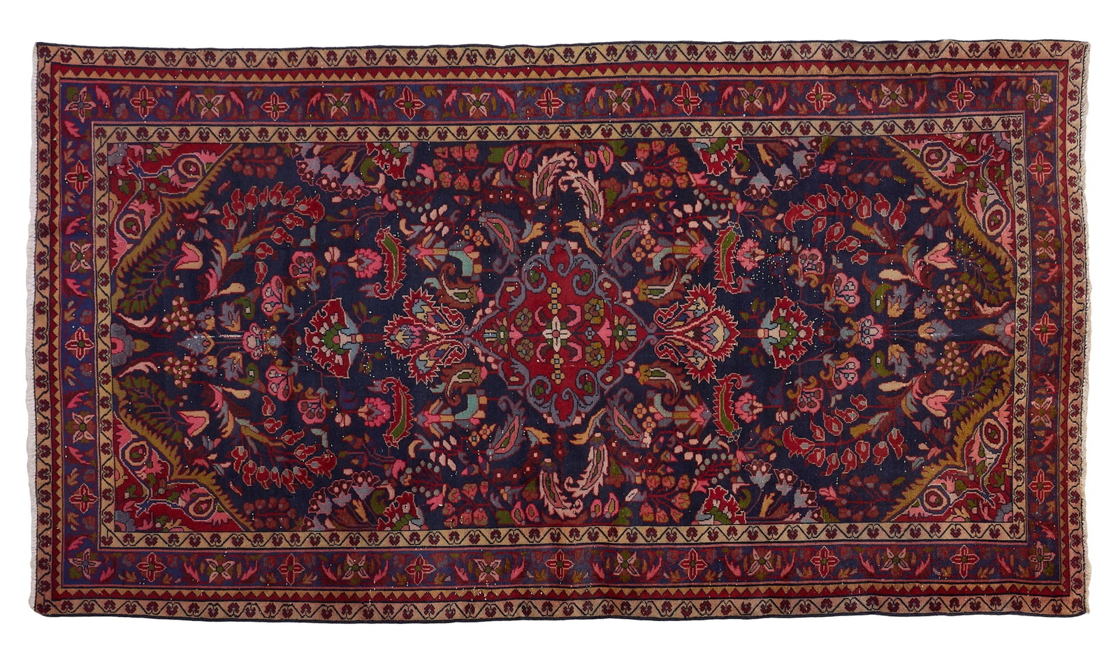Semi-Antique Persian Malayer-Hamadan Carpet, 5' 3 x 9' 7. (1 of 2)