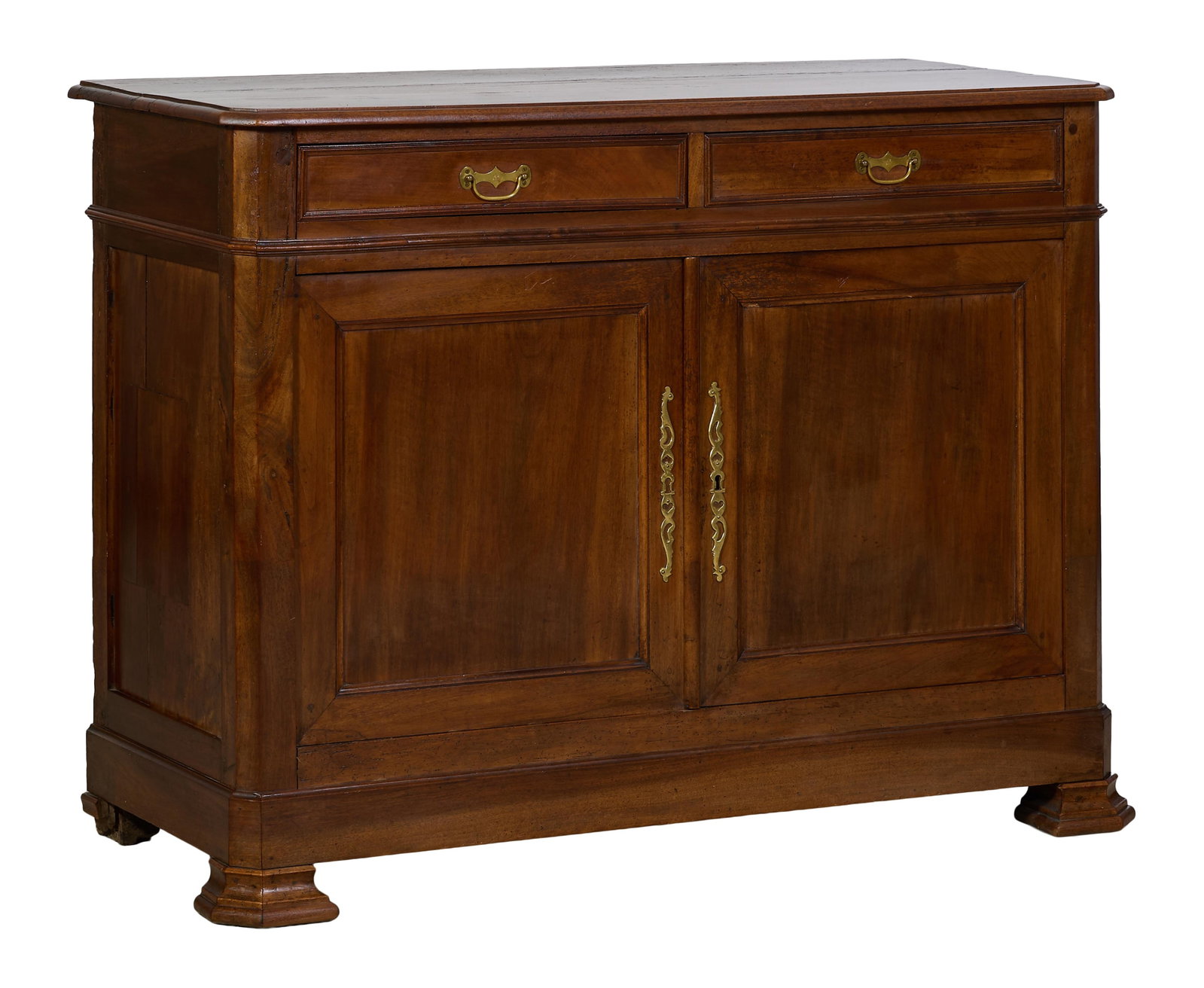 French Louis Philippe Walnut Sideboard, mid 19th c., H.- 41 3/4 in., W.- 54 1/2 in., D.- 23 3/4 in. (1 of 1)