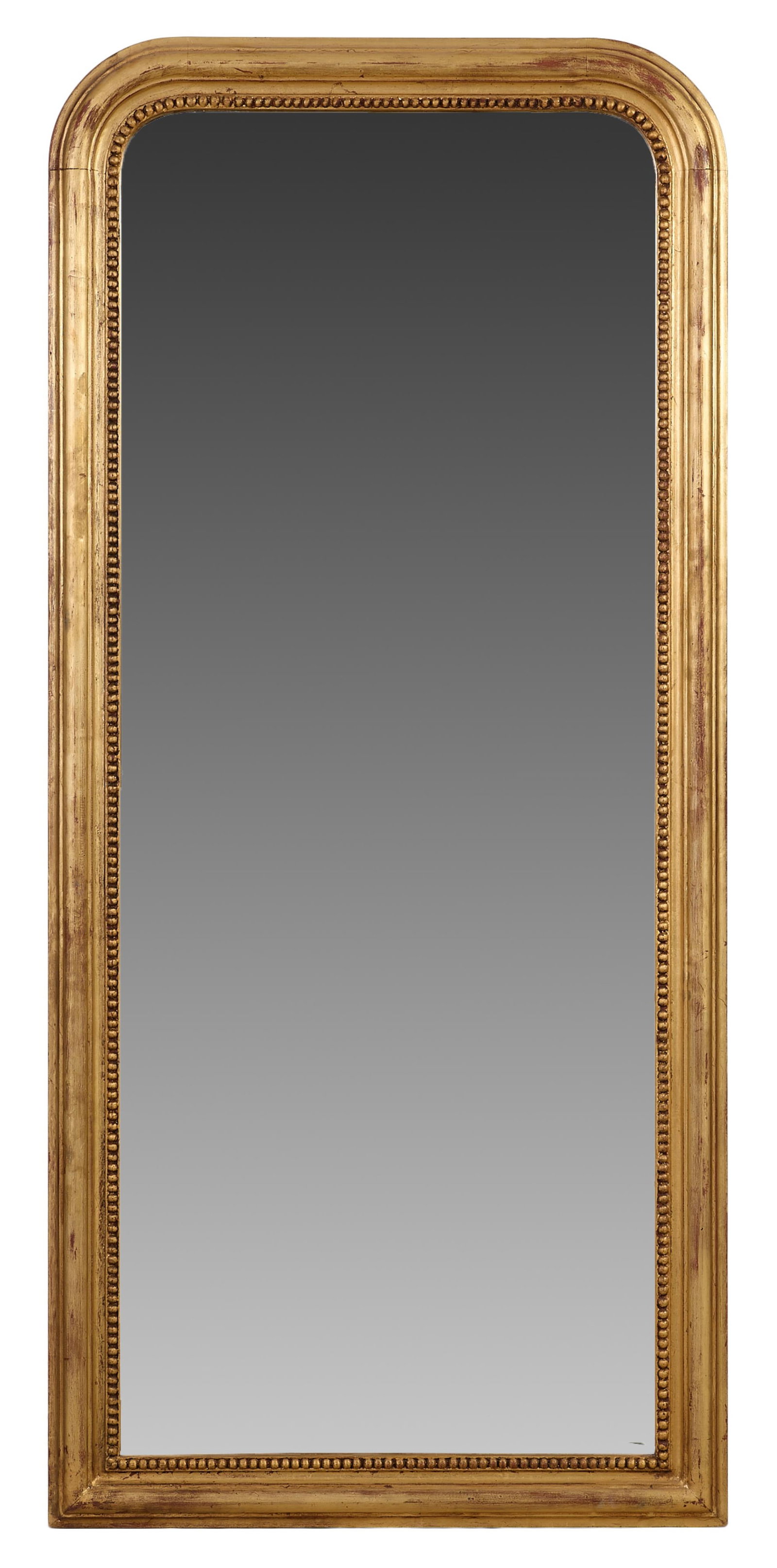 Louis Philippe Style Overmantel Mirror, 21st c., H.- 78 in., W.- 36 in. (1 of 1)