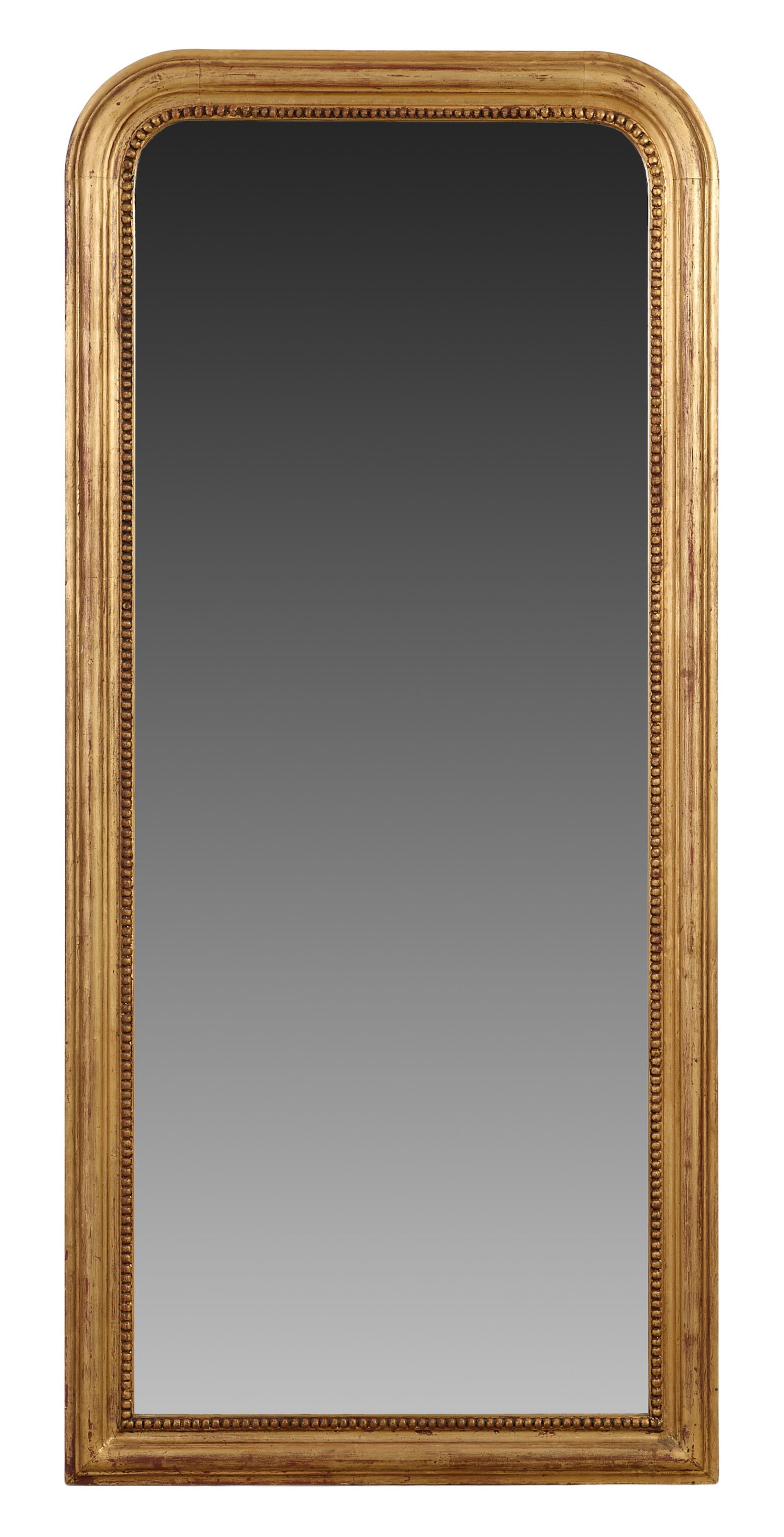 Louis Philippe Style Overmantel Mirror, 21st c., H.- 78 in., W.- 36 in. (1 of 1)
