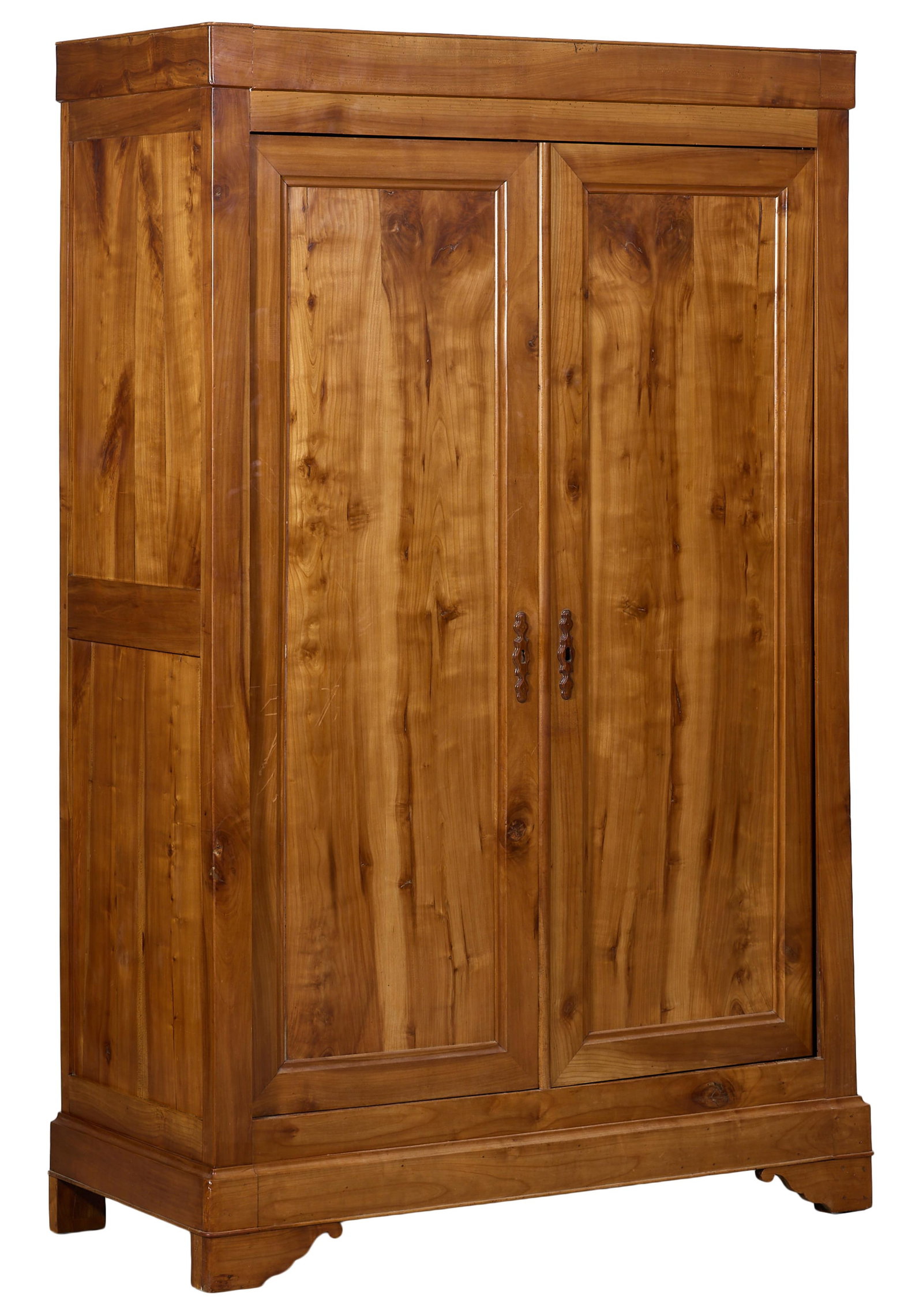 French Louis Philippe Walnut Armoire, mid 19th c., H.- 84 1/2 in., W.- 54 5/8 in., D.- 23 5/8 in. (1 of 1)