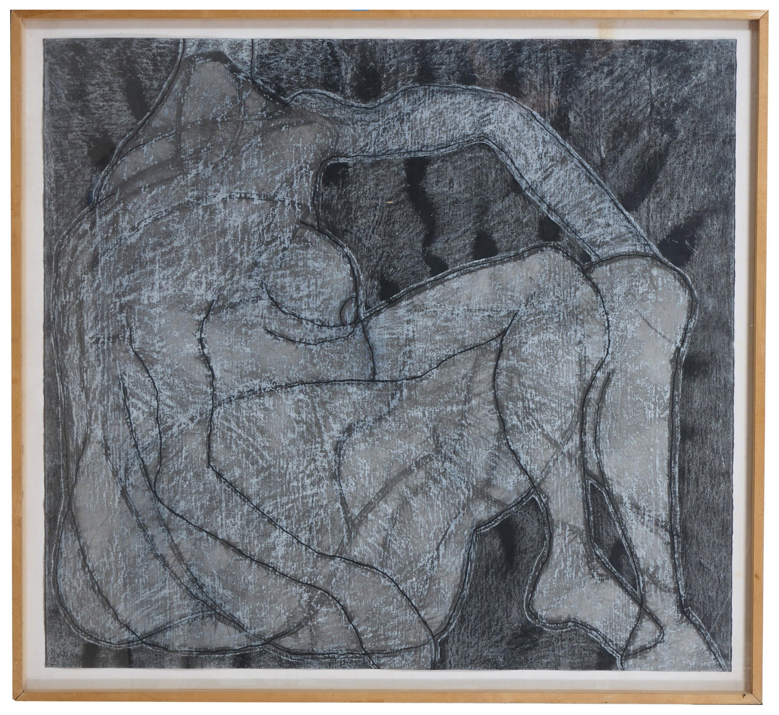 Edward R. Whiteman (American/Louisiana, b.1938), "Seated Female Nude," 1995, Sight- H.- 46 1/2 in., (1 of 4)