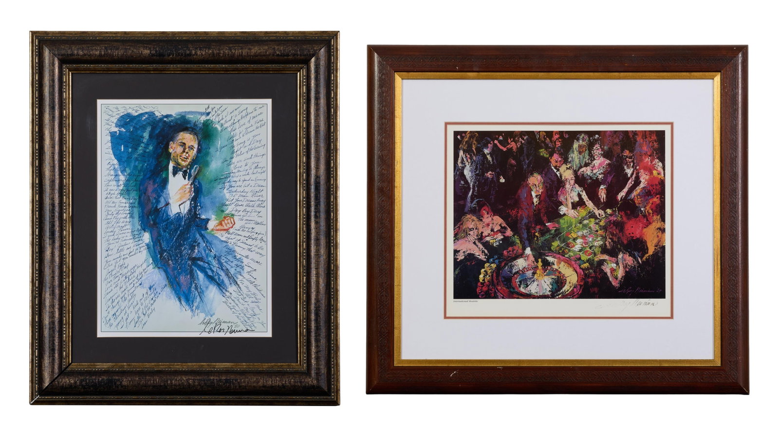 LeRoy Neiman (American, 1921-2012), Two Offset Lithographs, Roulette- Sight- H.- 16 3/4 in., W.- 19 (1 of 12)